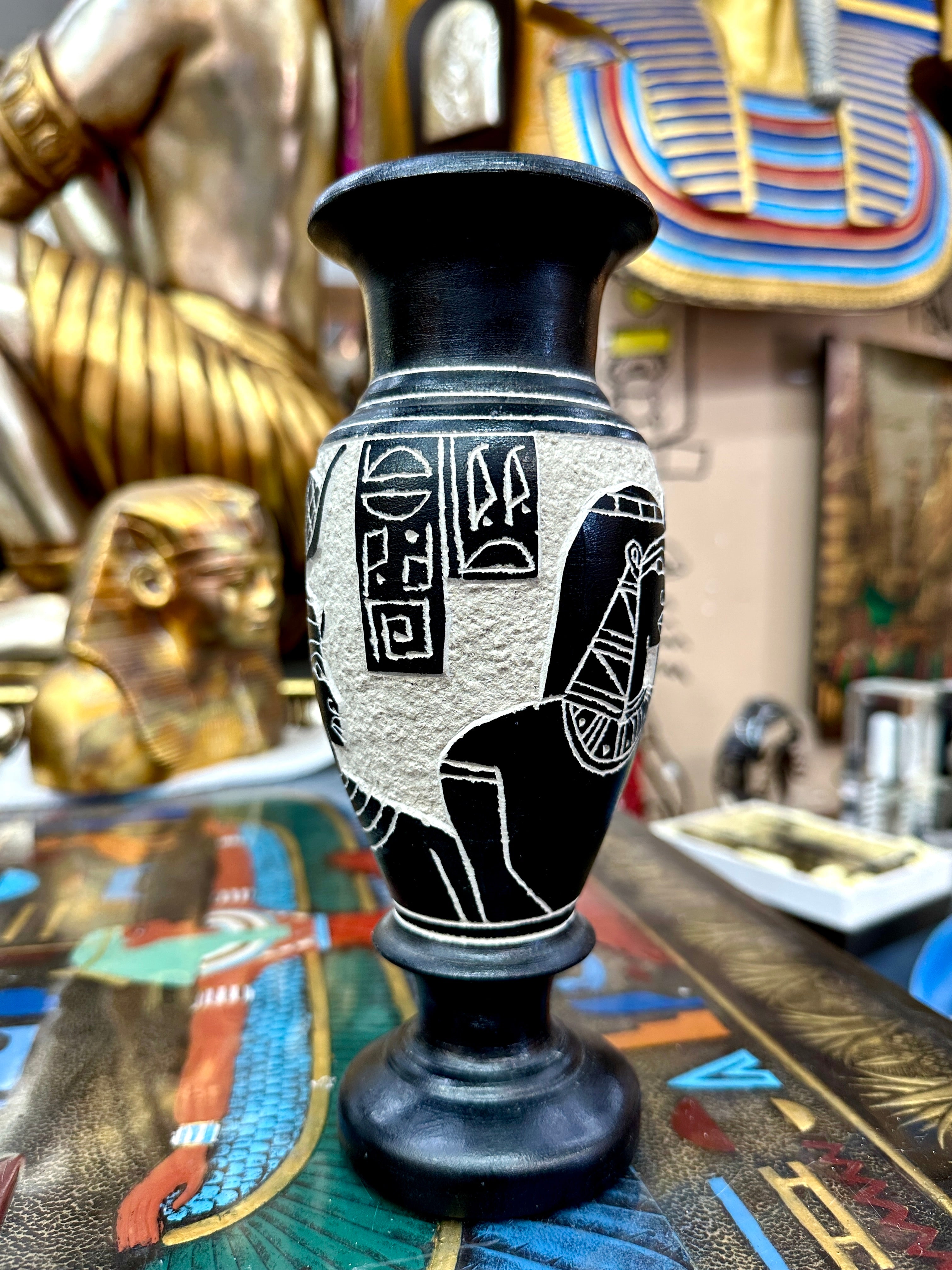 Egyptian Basalt Vase