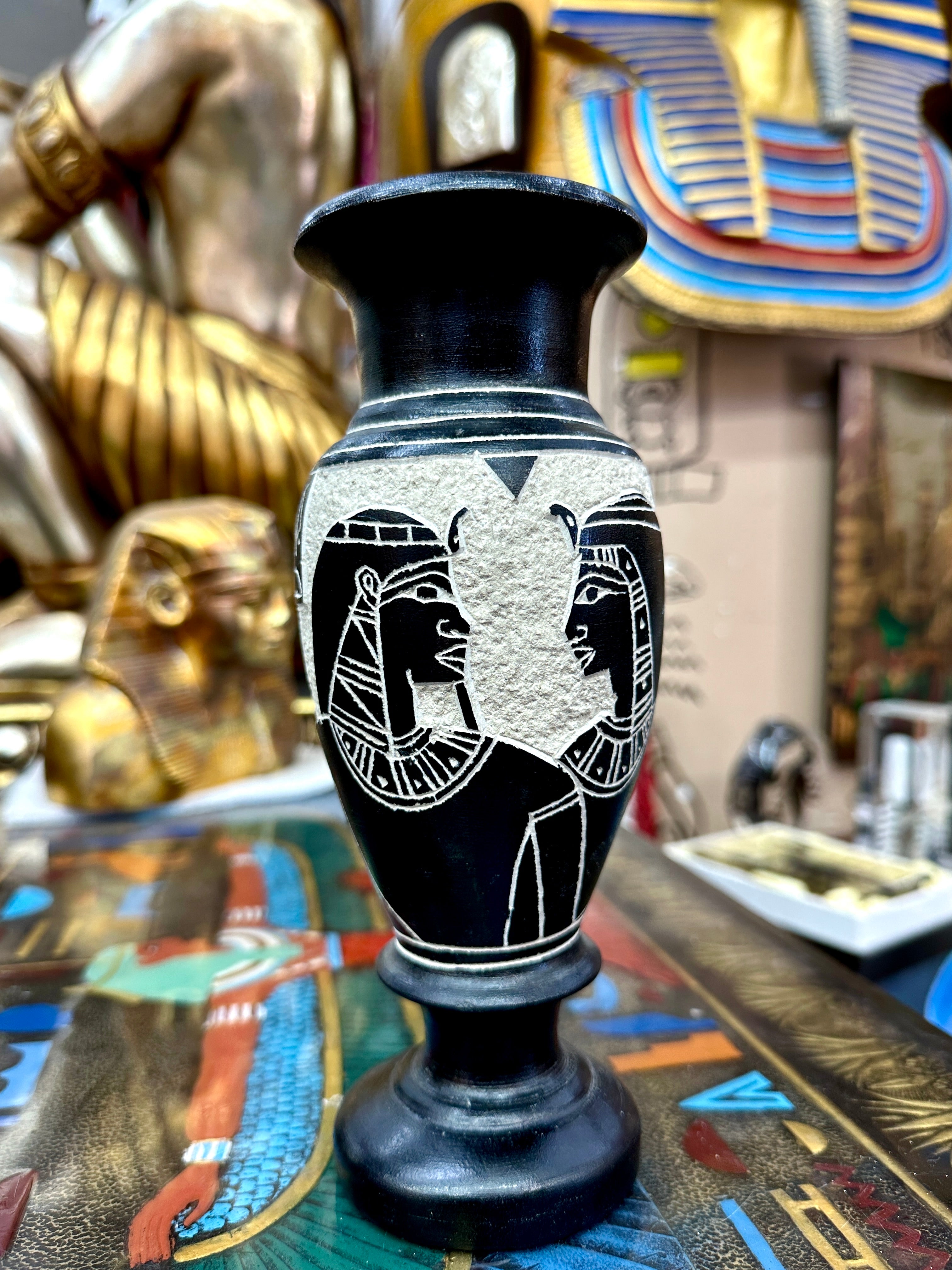 Egyptian Basalt Vase