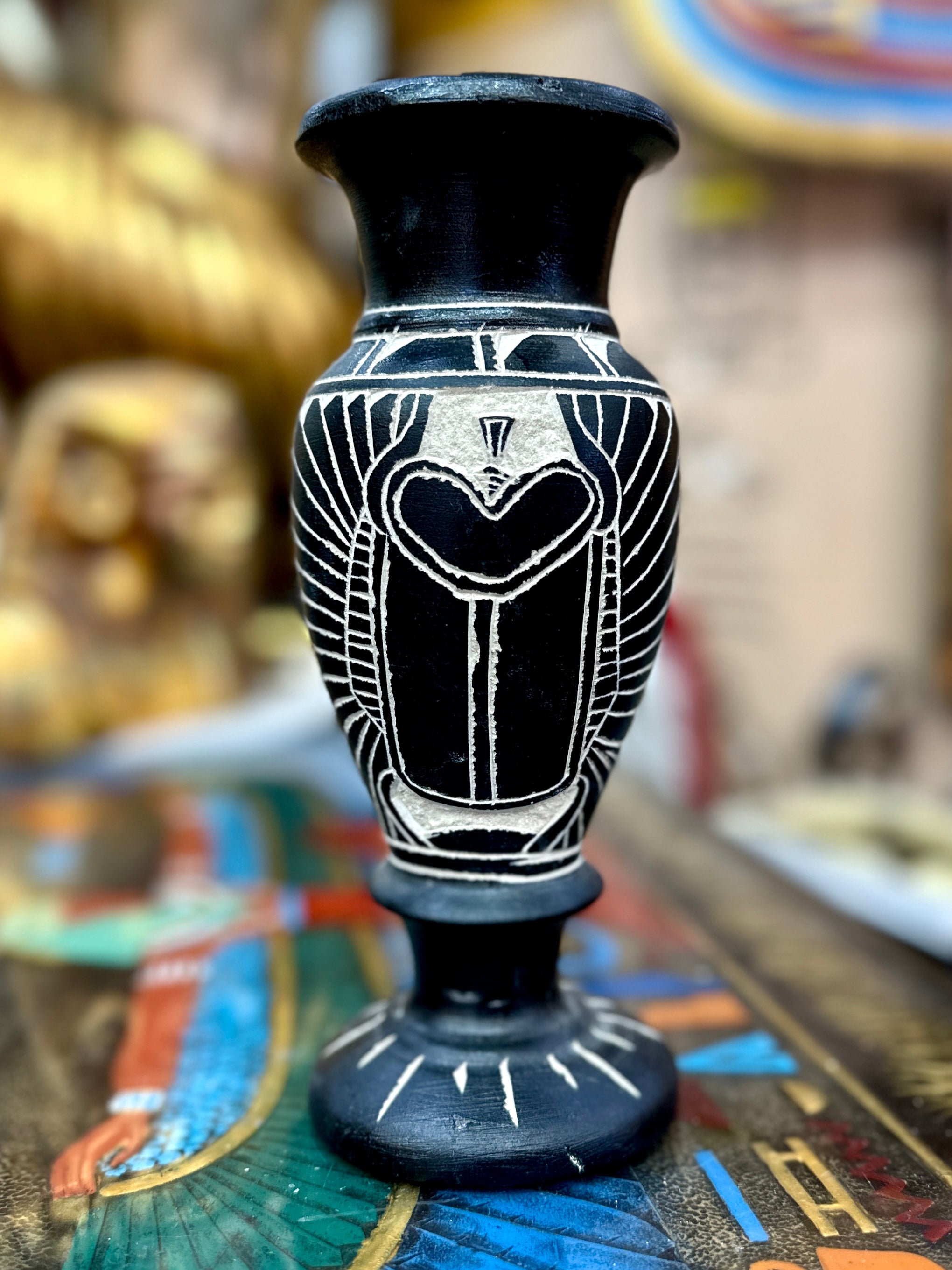 Egyptian Basalt Vase