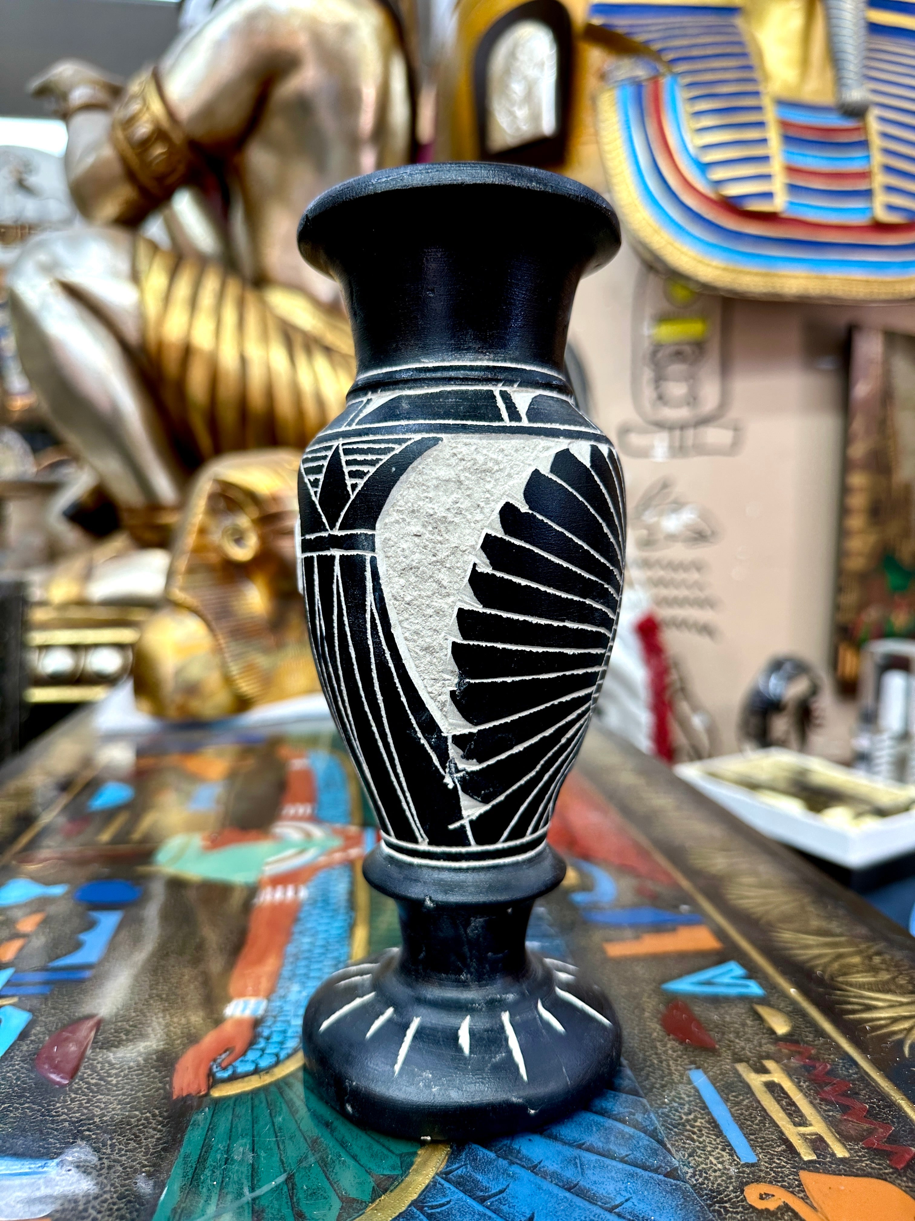 Egyptian Basalt Vase