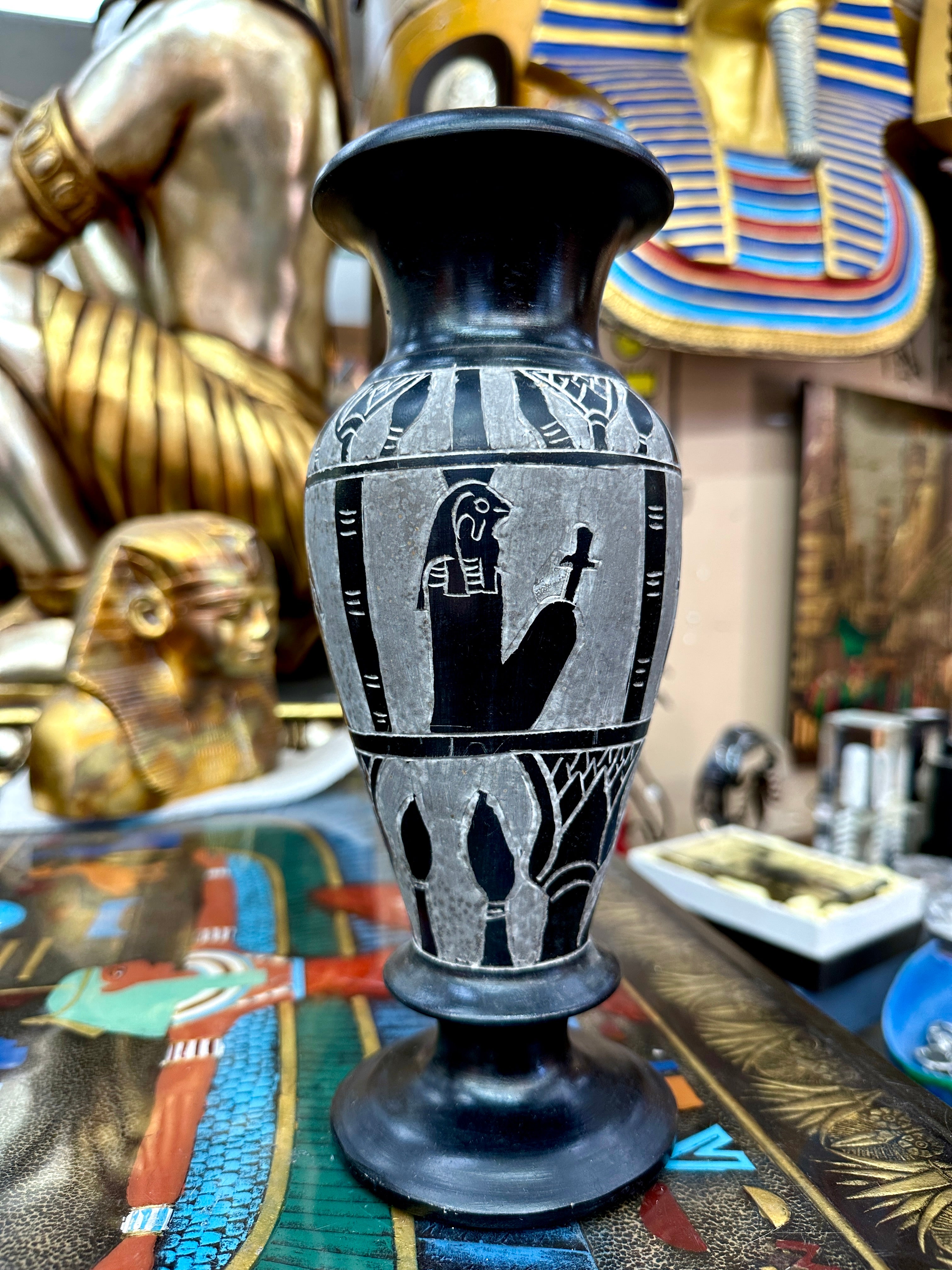 Egyptian Basalt Vase