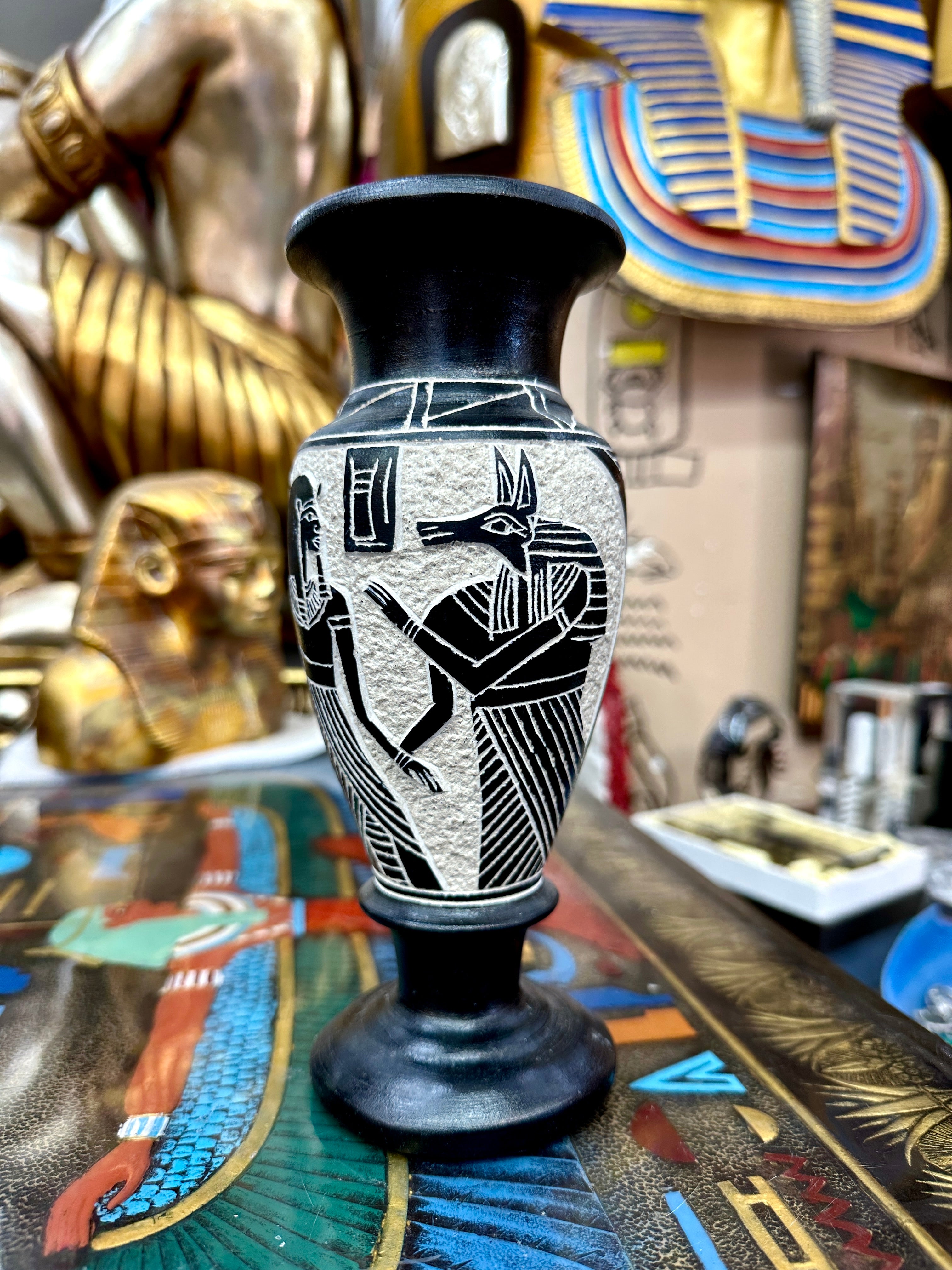 Egyptian Basalt Vase