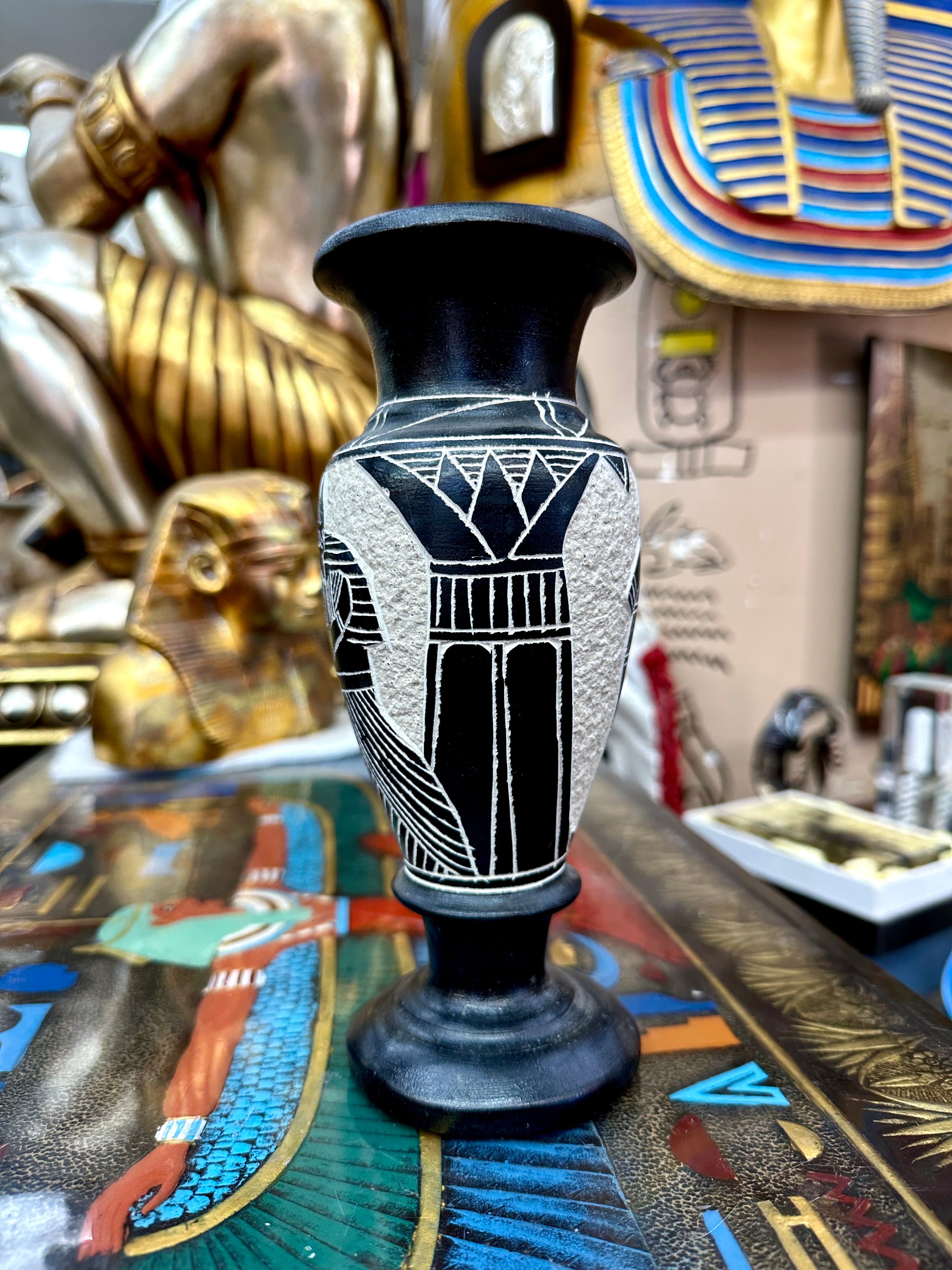 Egyptian Basalt Vase