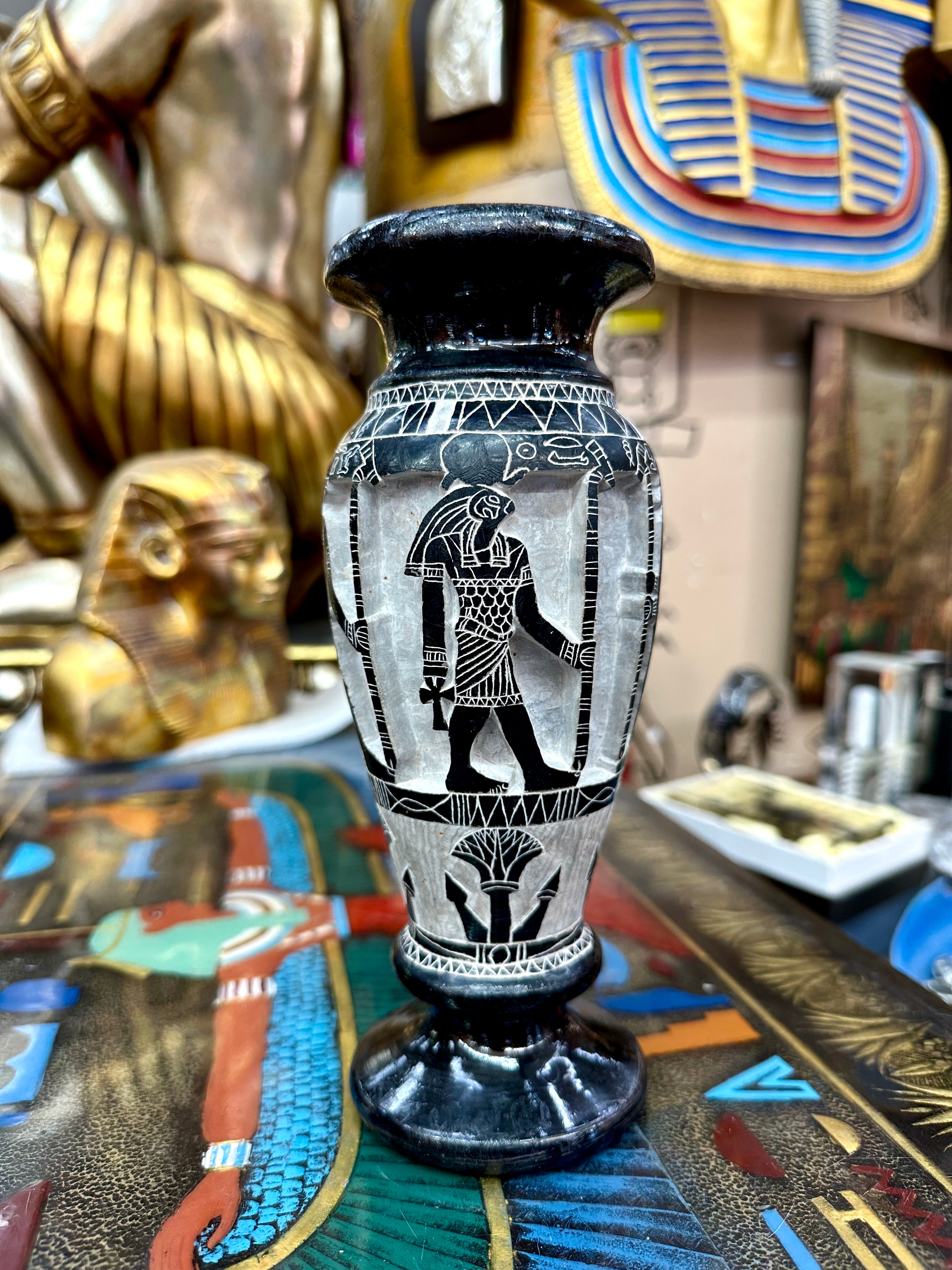 Egyptian Basalt Vase