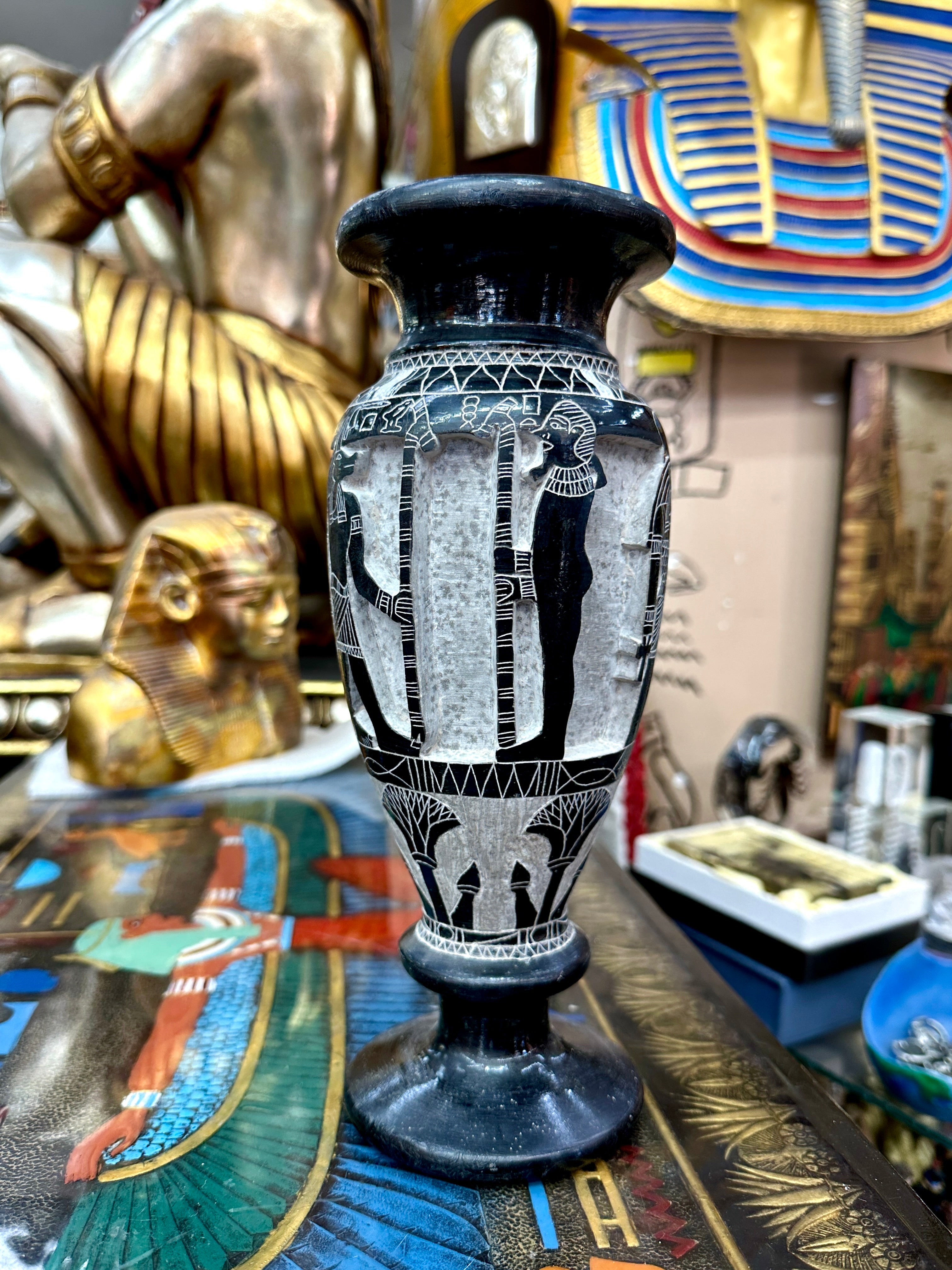 Egyptian Basalt Vase