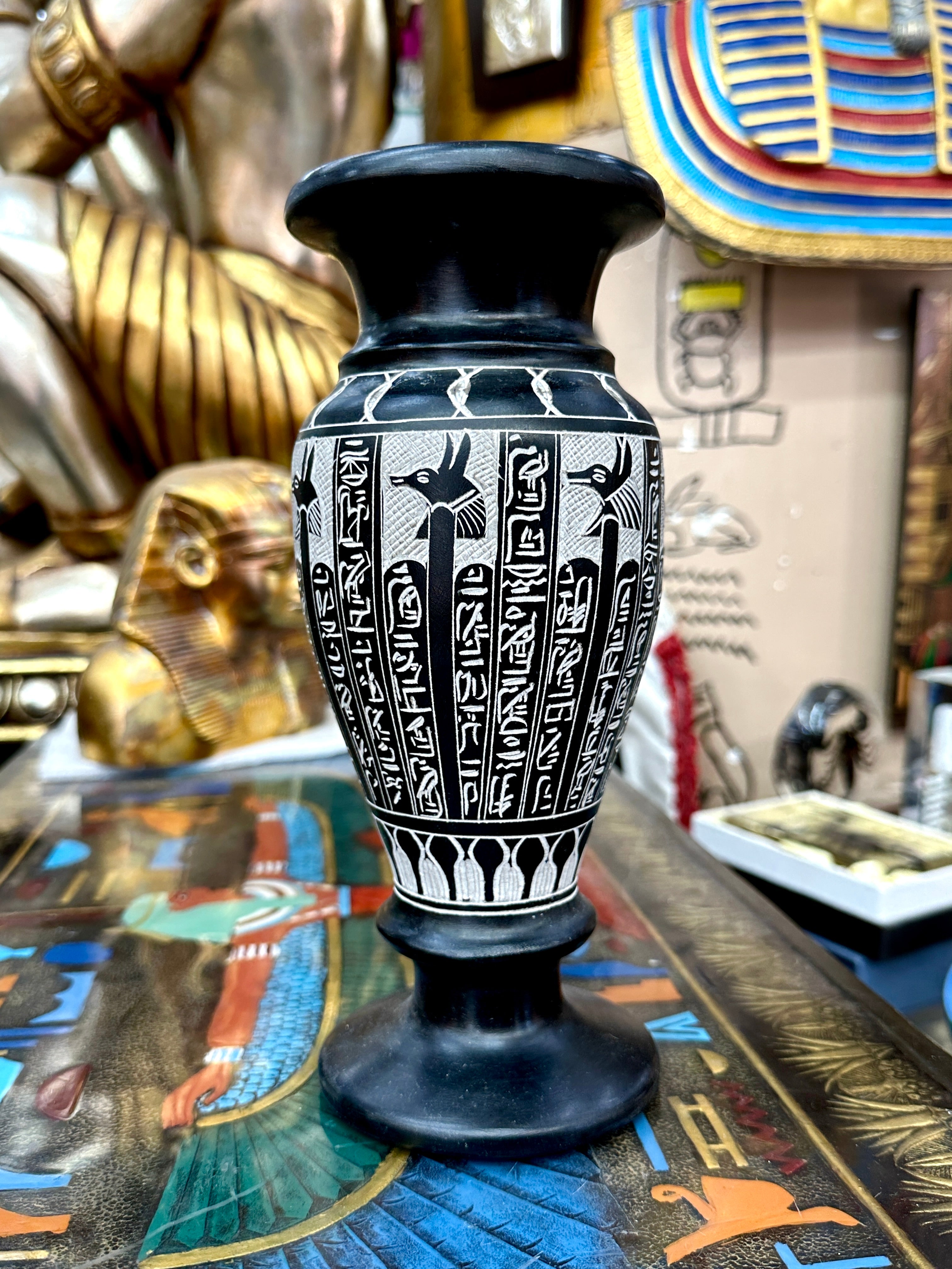 Egyptian Basalt Vase