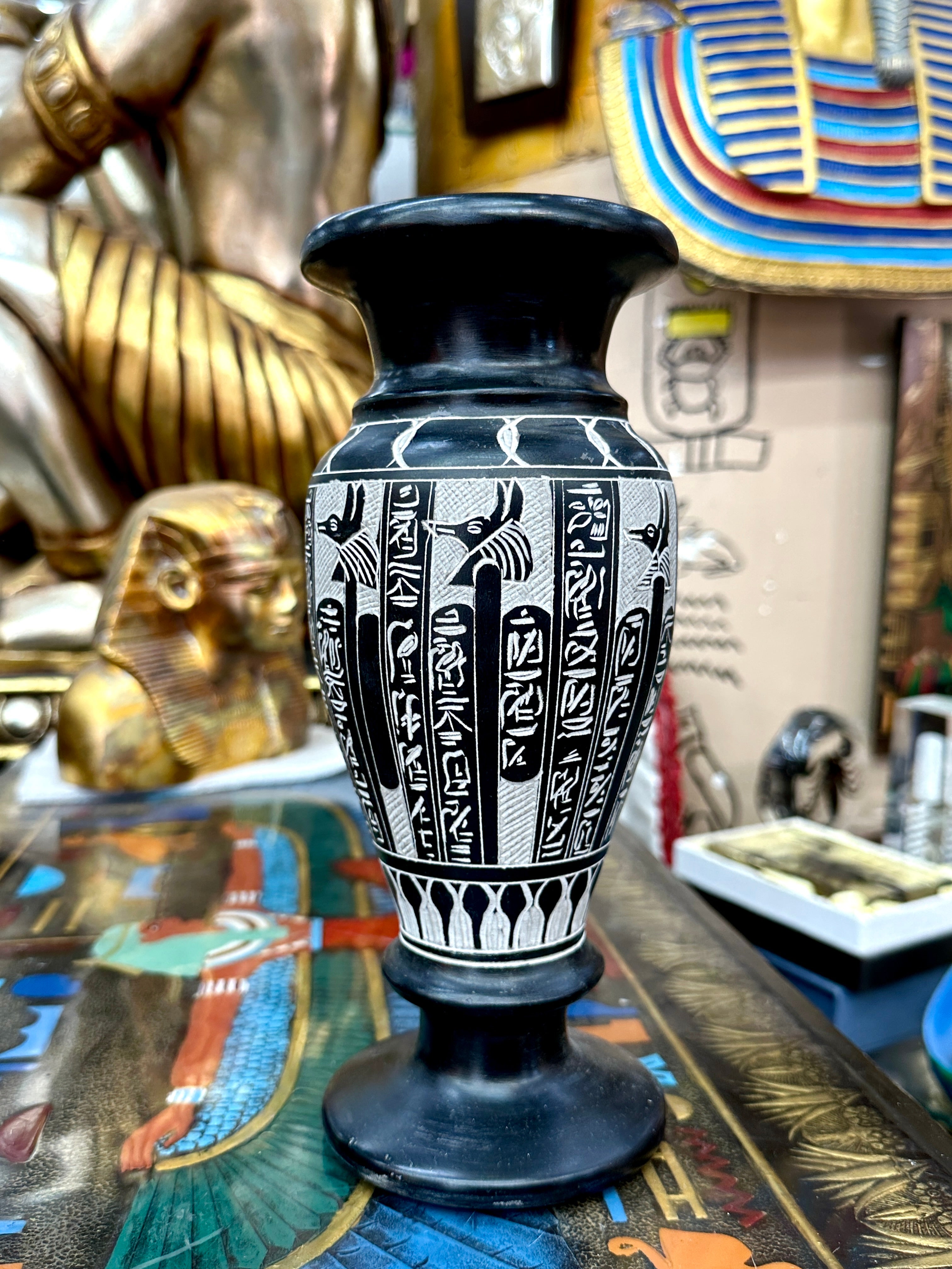 Egyptian Basalt Vase