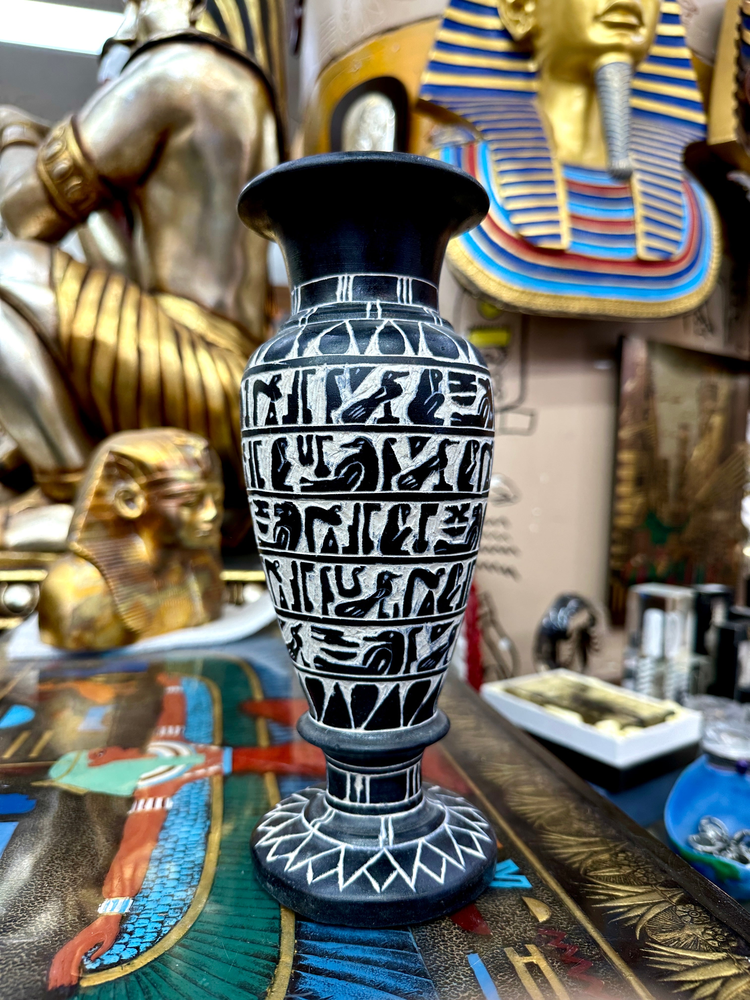 Egyptian Basalt Vase