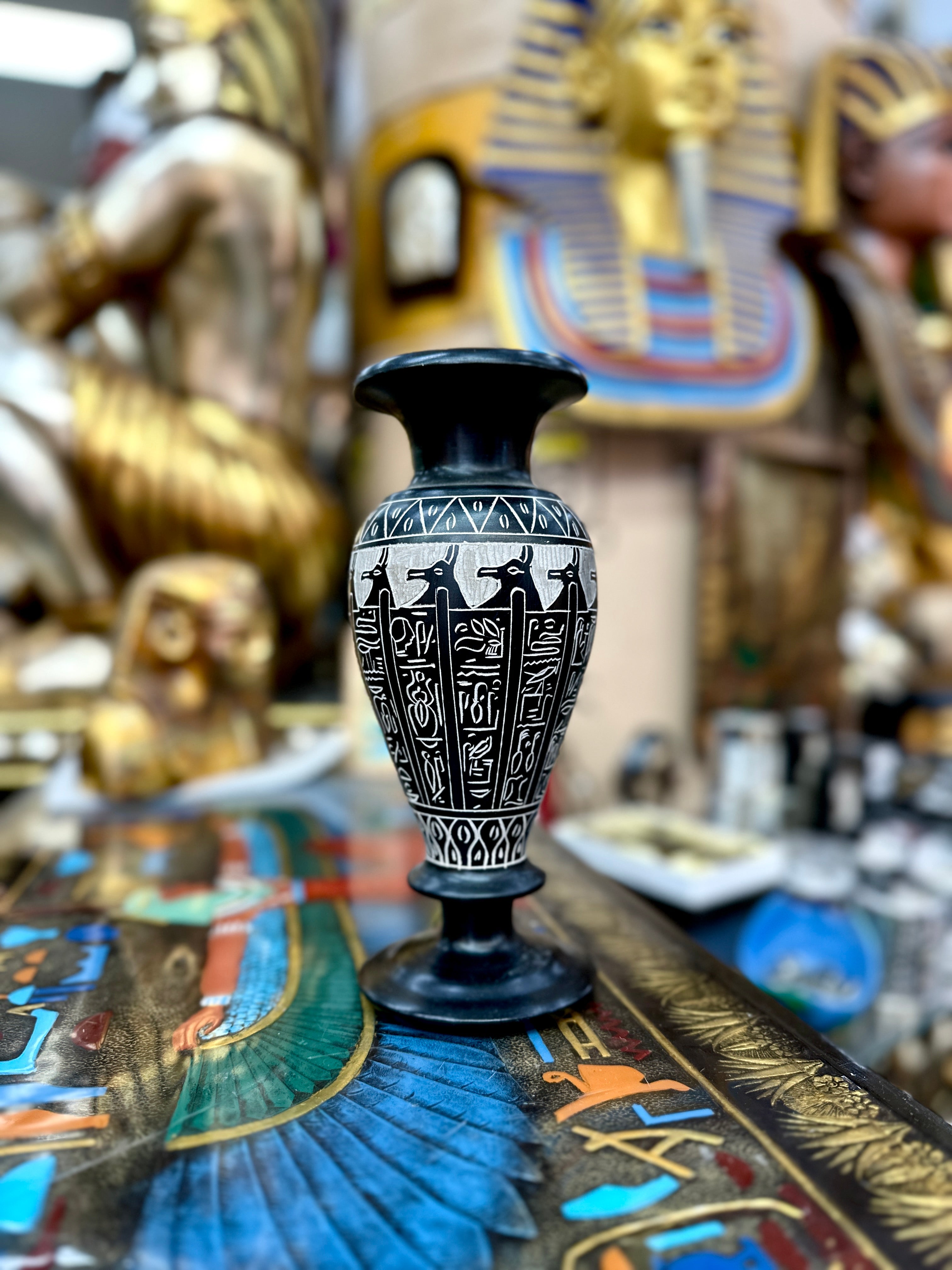 Egyptian Basalt Vase