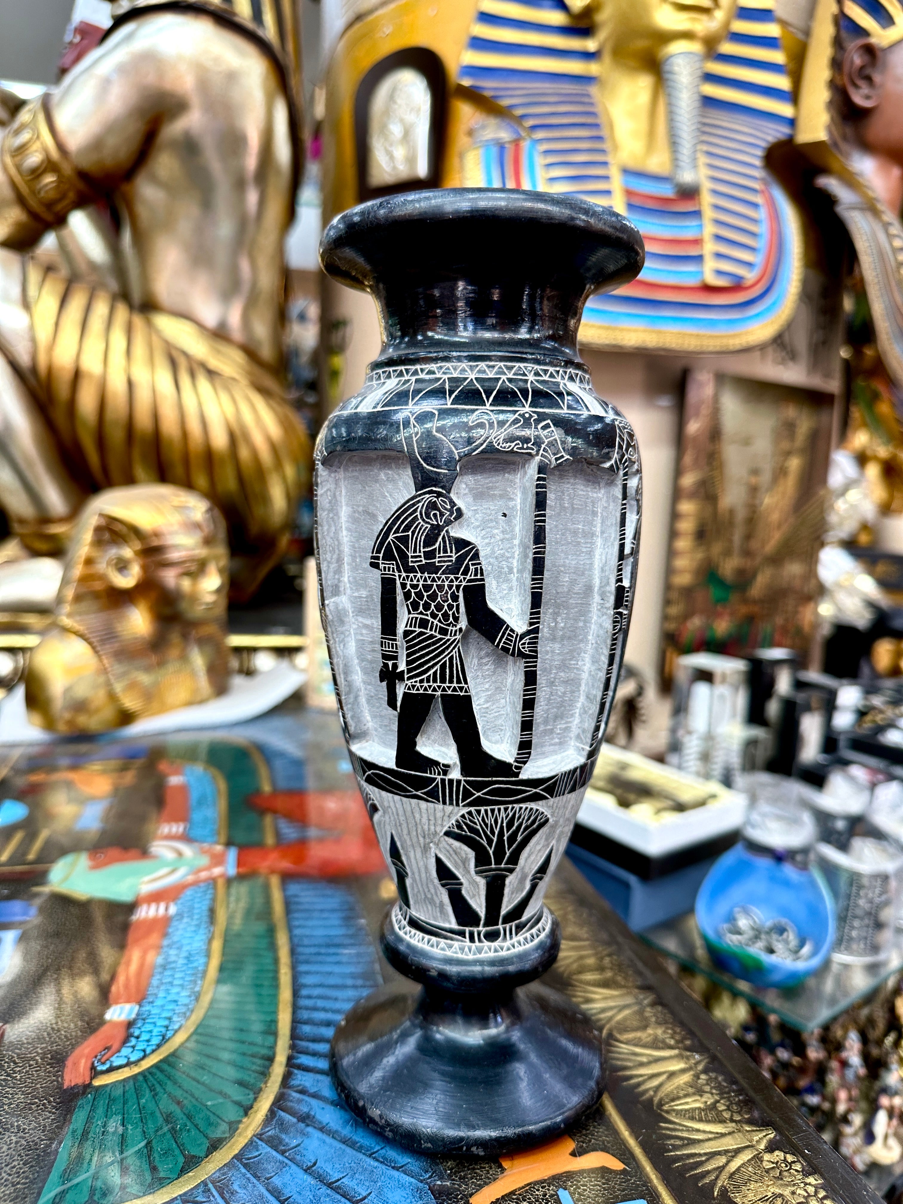 Egyptian Basalt Vase