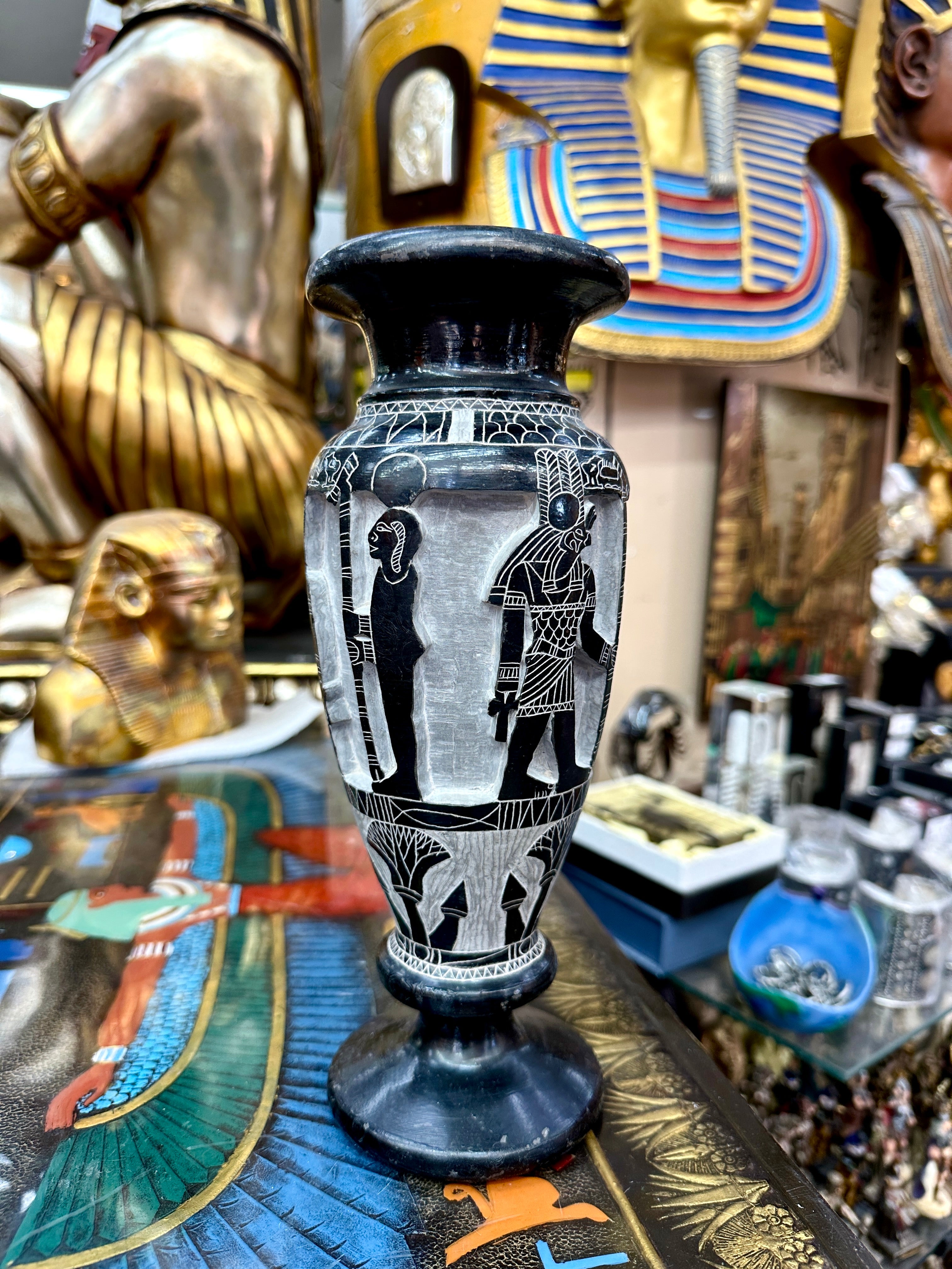 Egyptian Basalt Vase