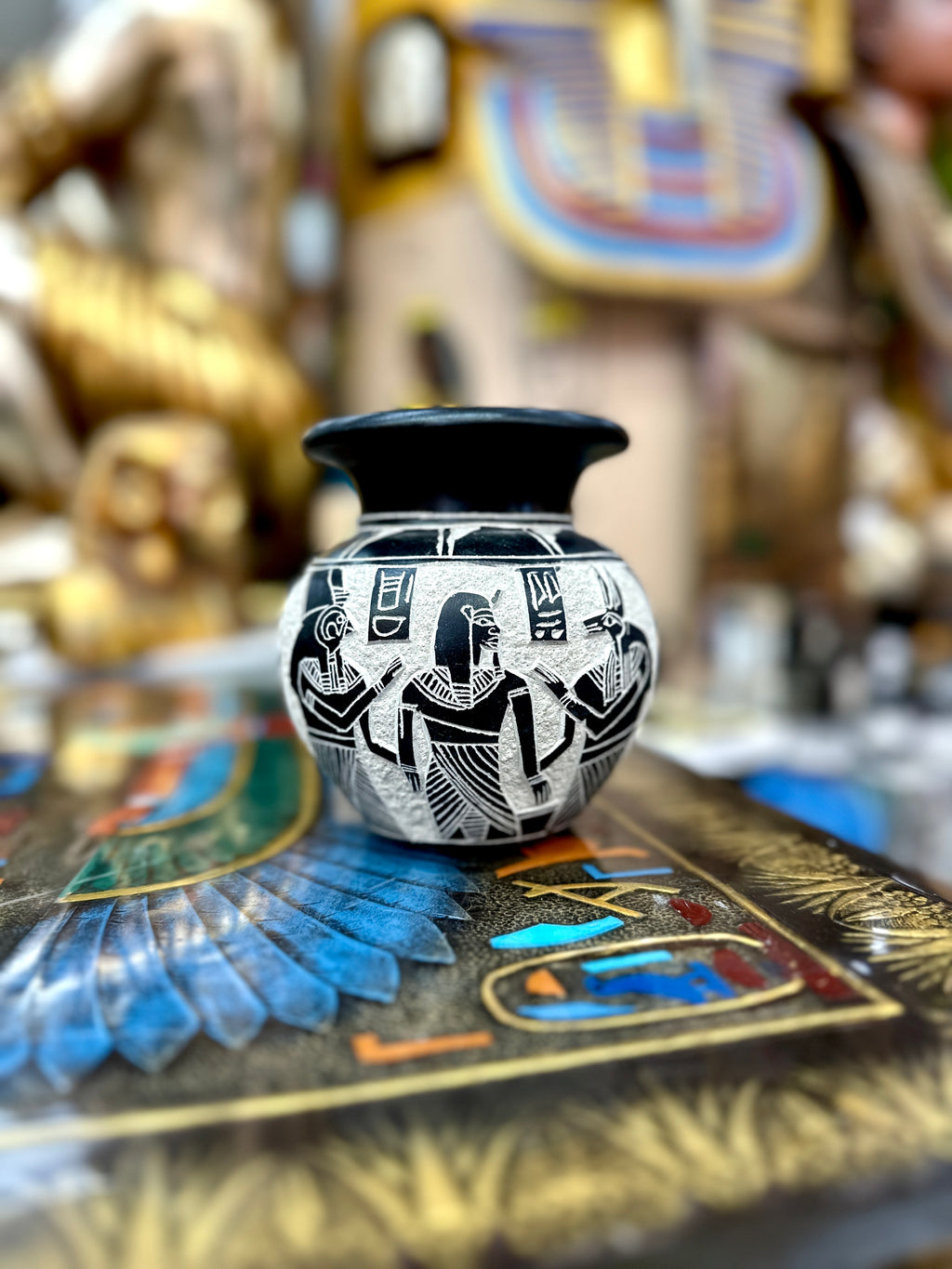 Egyptian Basalt Vase