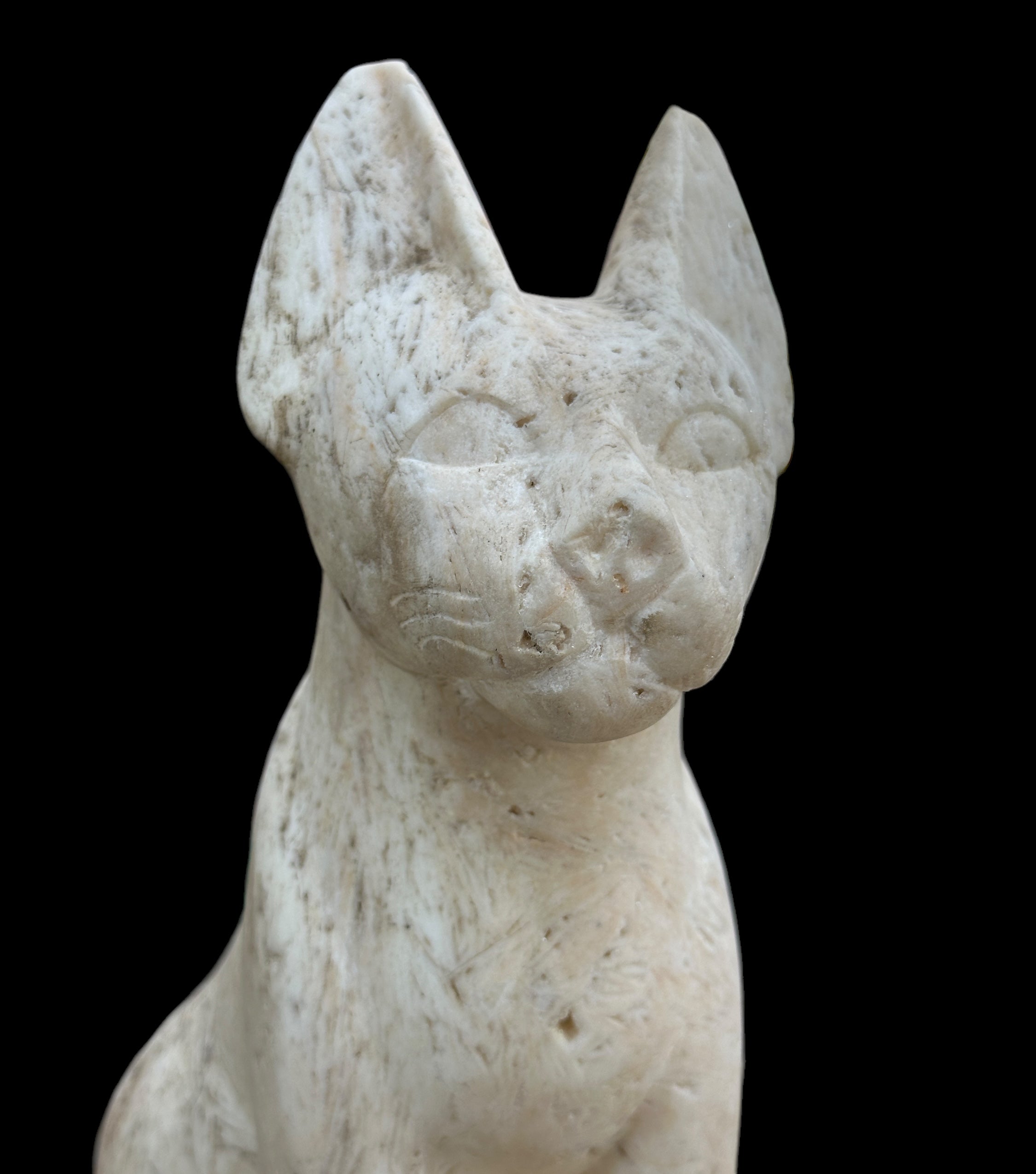 Bastet Statue - Handcarved Alabaster