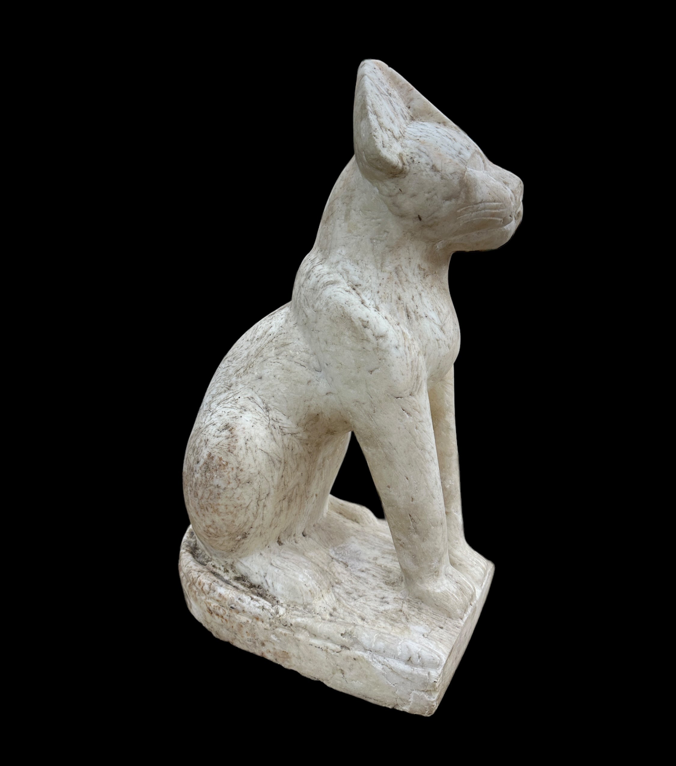 Bastet Statue - Handcarved Alabaster