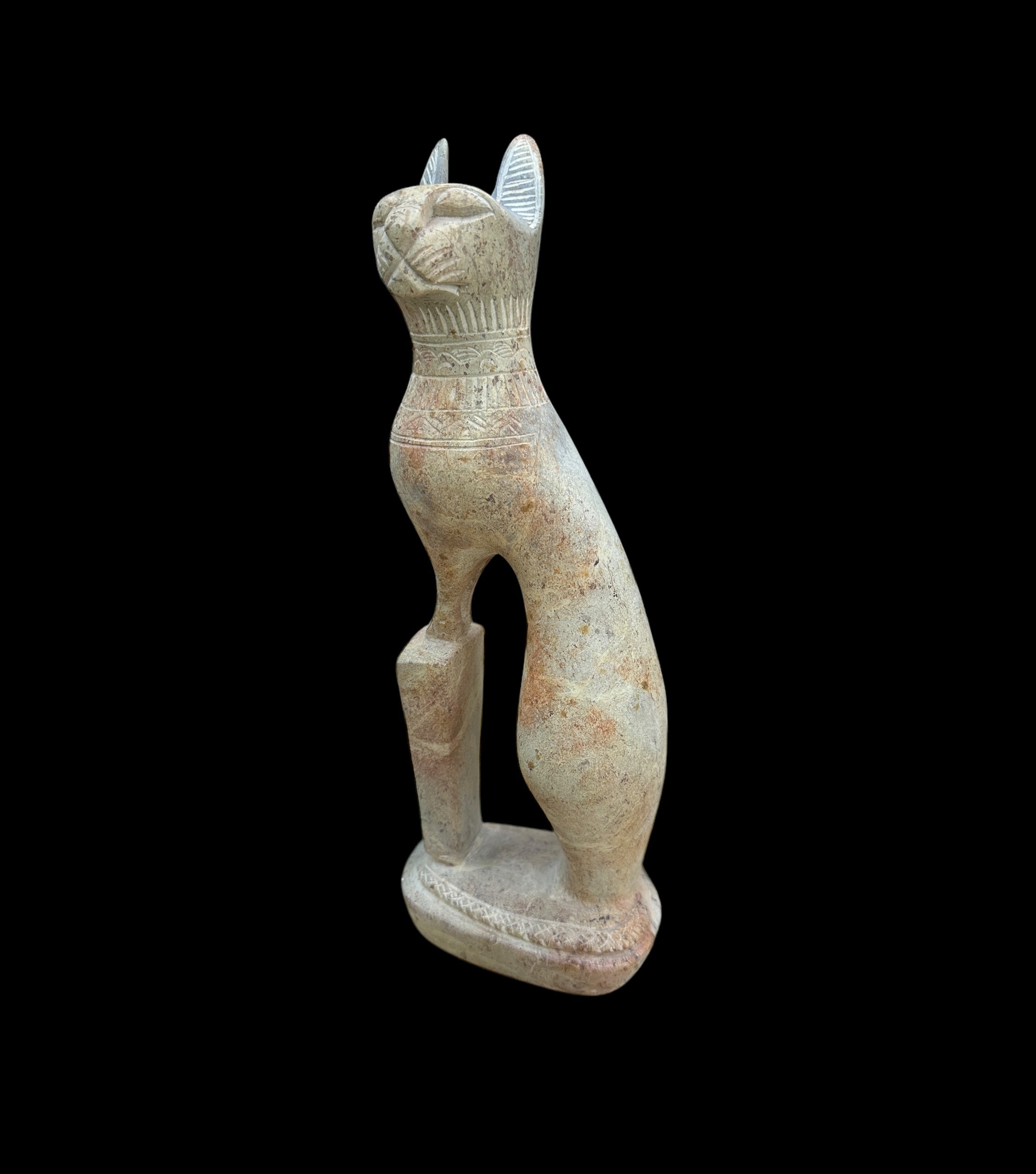 Bastet Statue - Handcarved Limestone