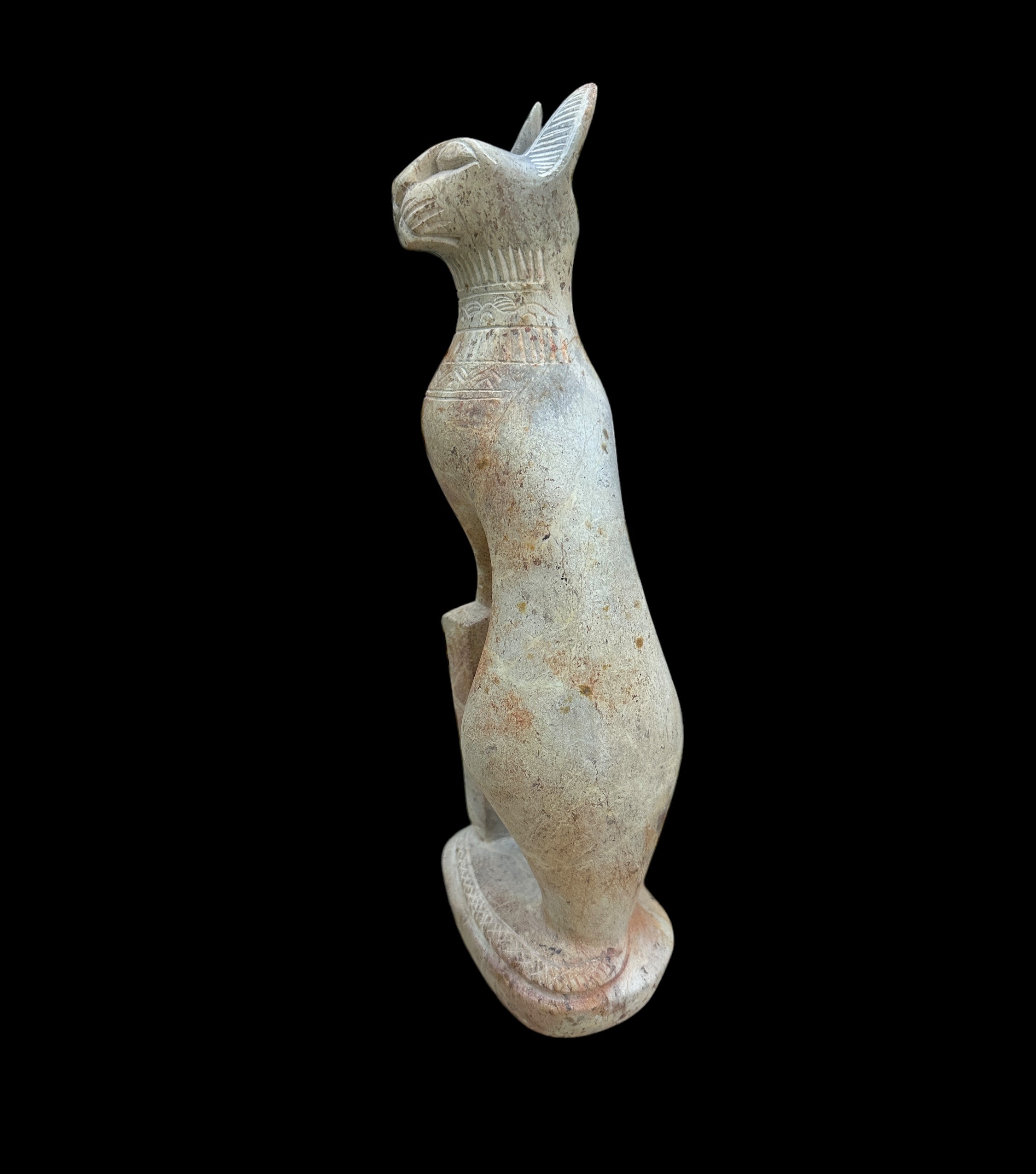 Bastet Statue - Handcarved Limestone