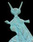 Isis Bronze Amulet - Handcrafted in Egypt