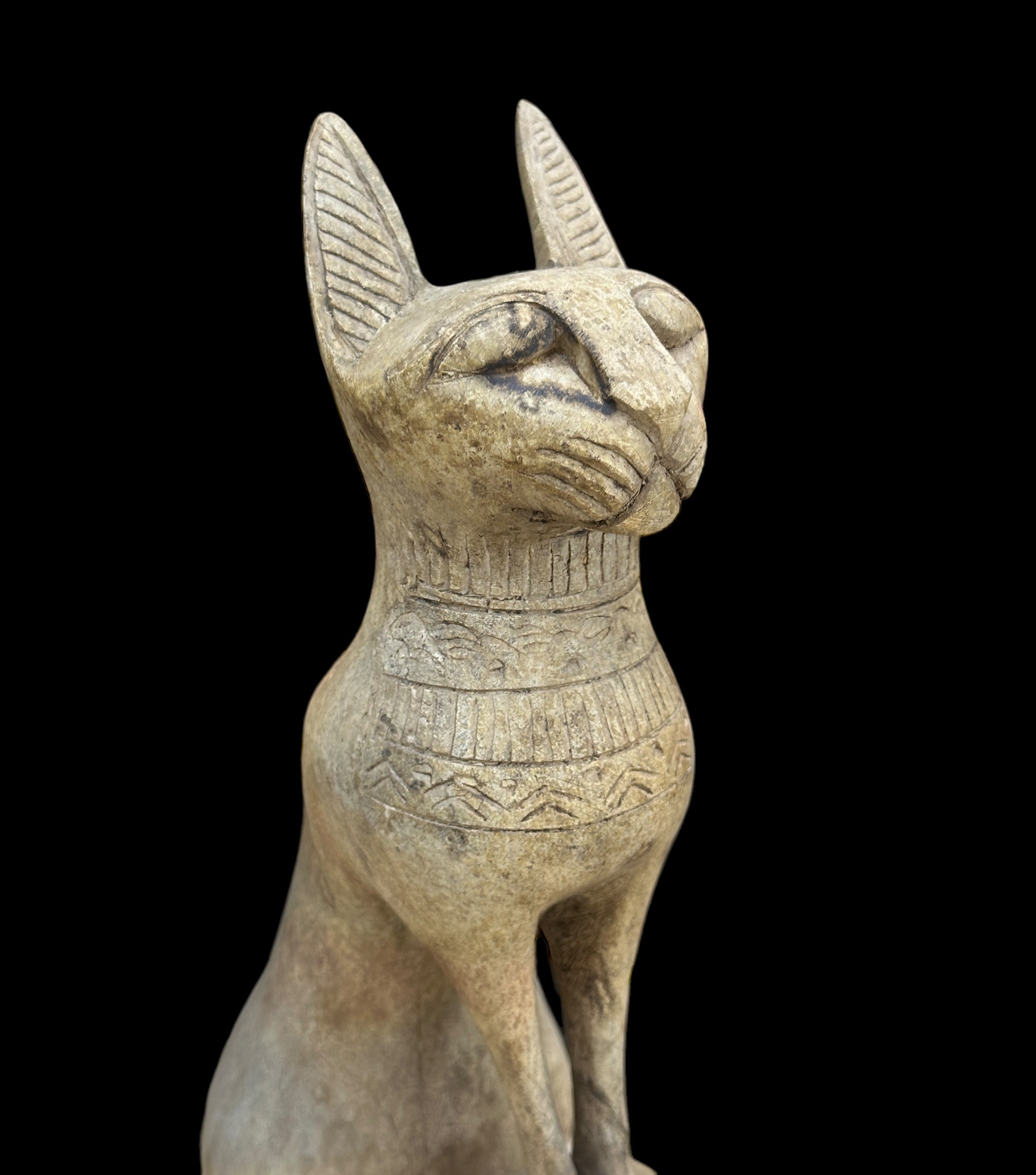 Bastet Statue - Handcarved Limestone