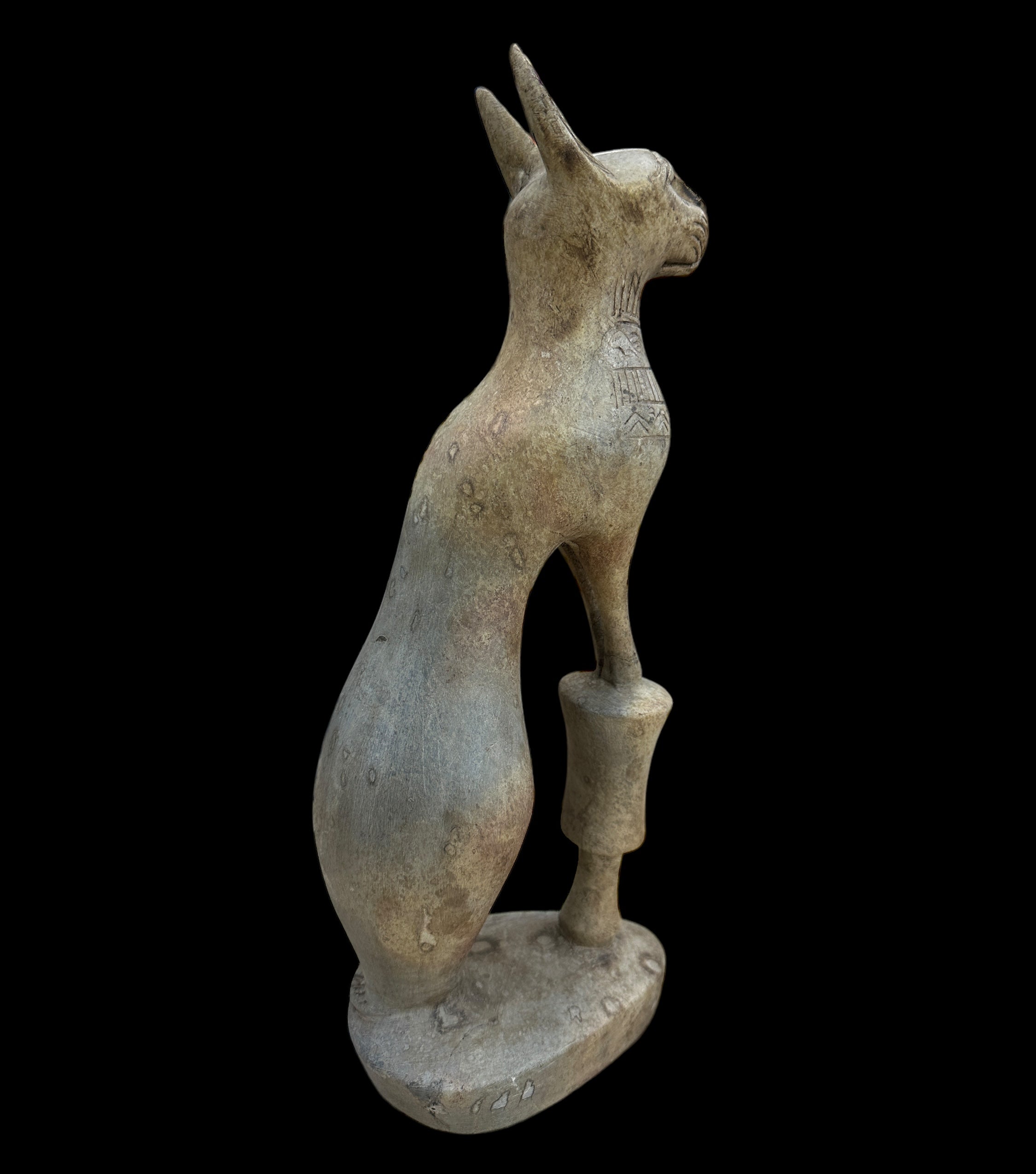 Bastet Statue - Handcarved Limestone