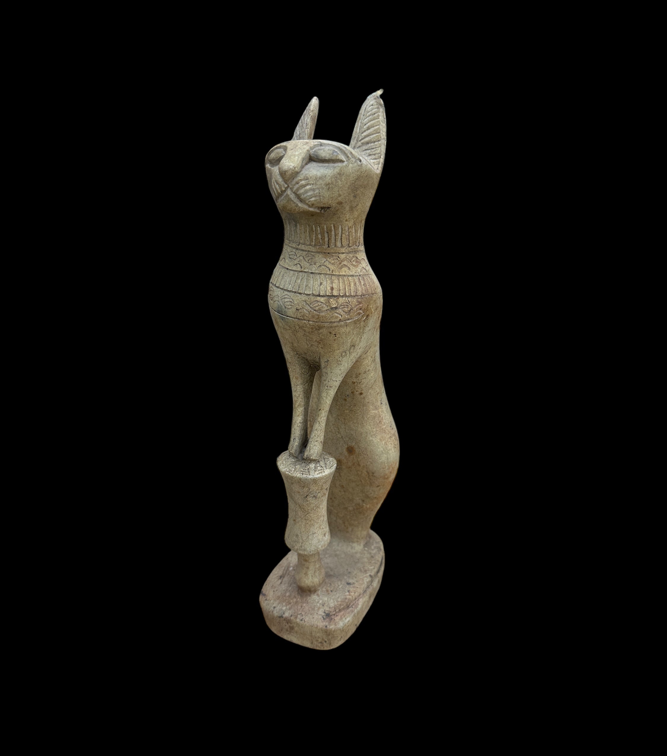 Bastet Statue - Handcarved Limestone