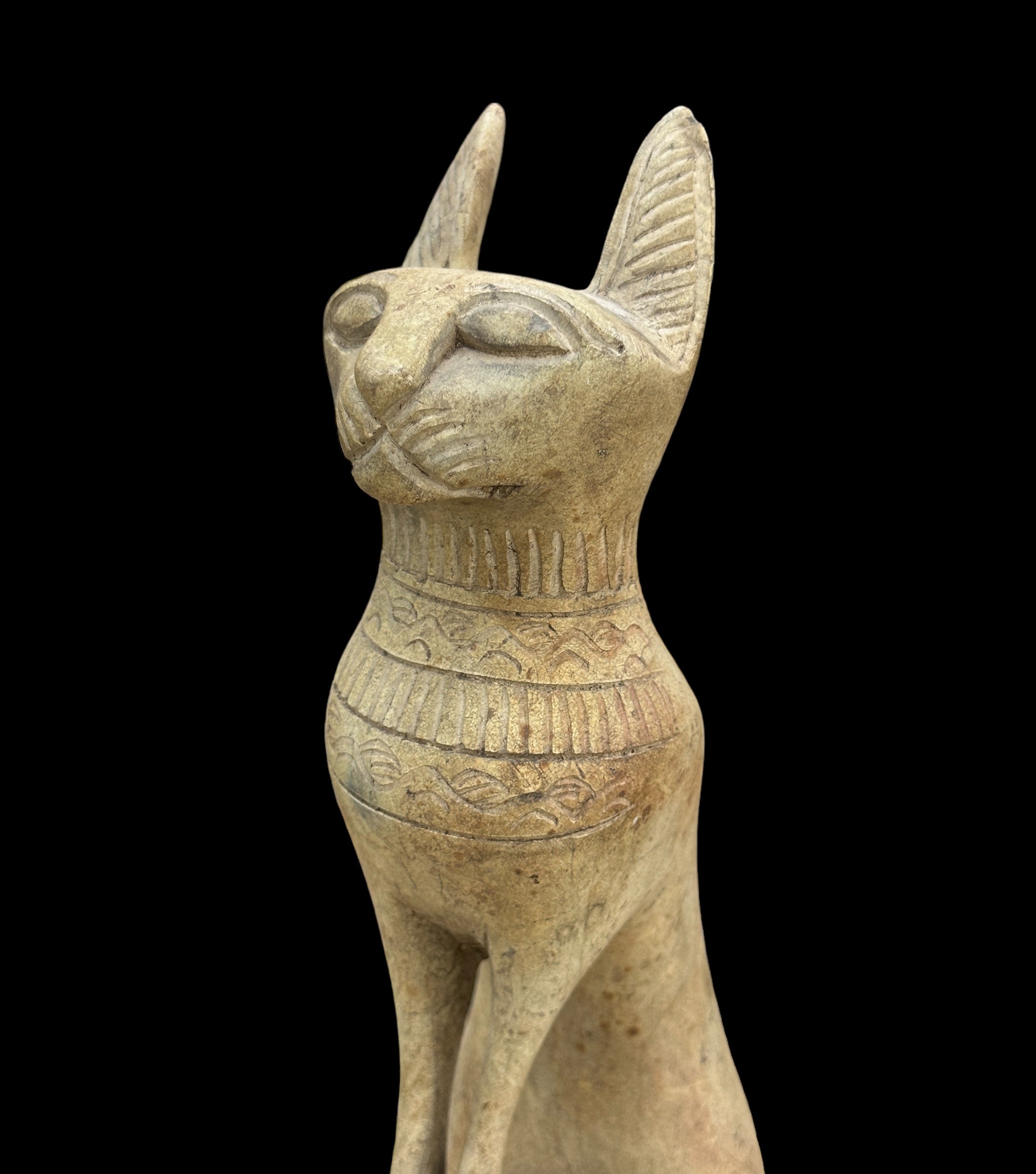 Bastet Statue - Handcarved Limestone