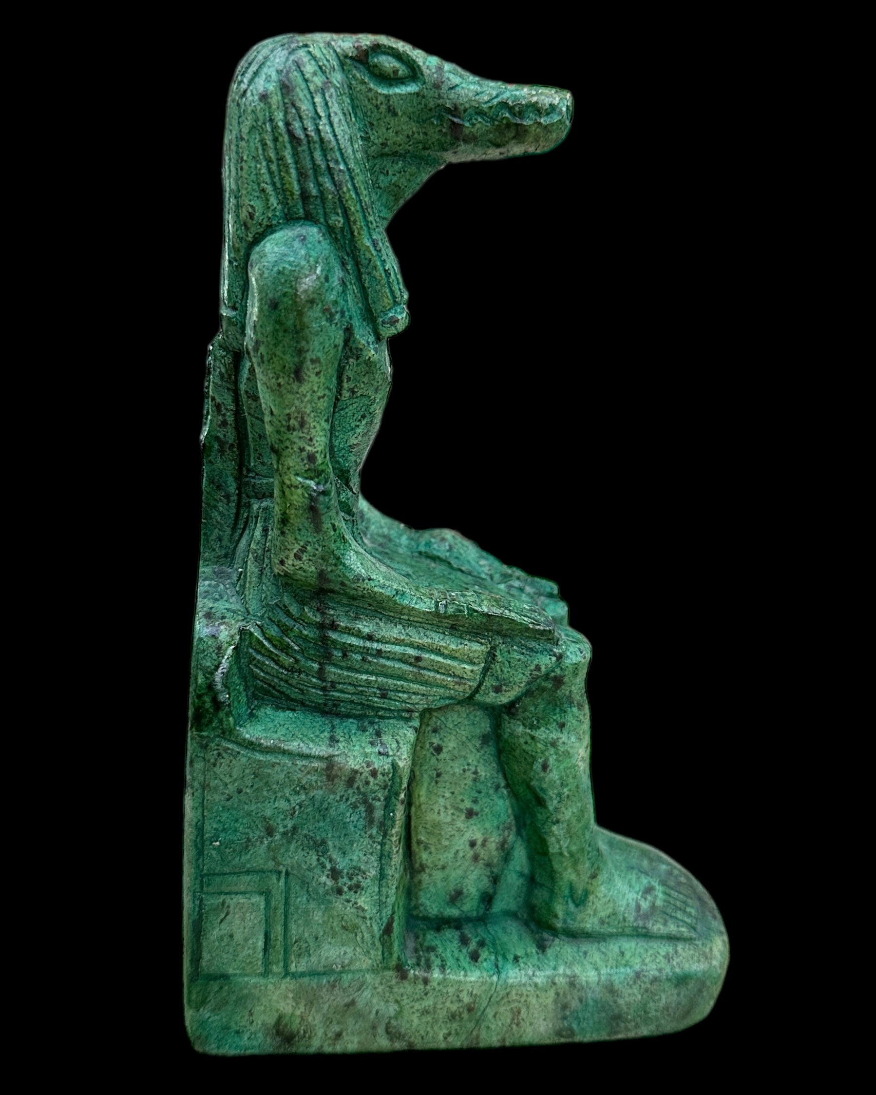 Sobek Statue - Handcrafted in Egypt