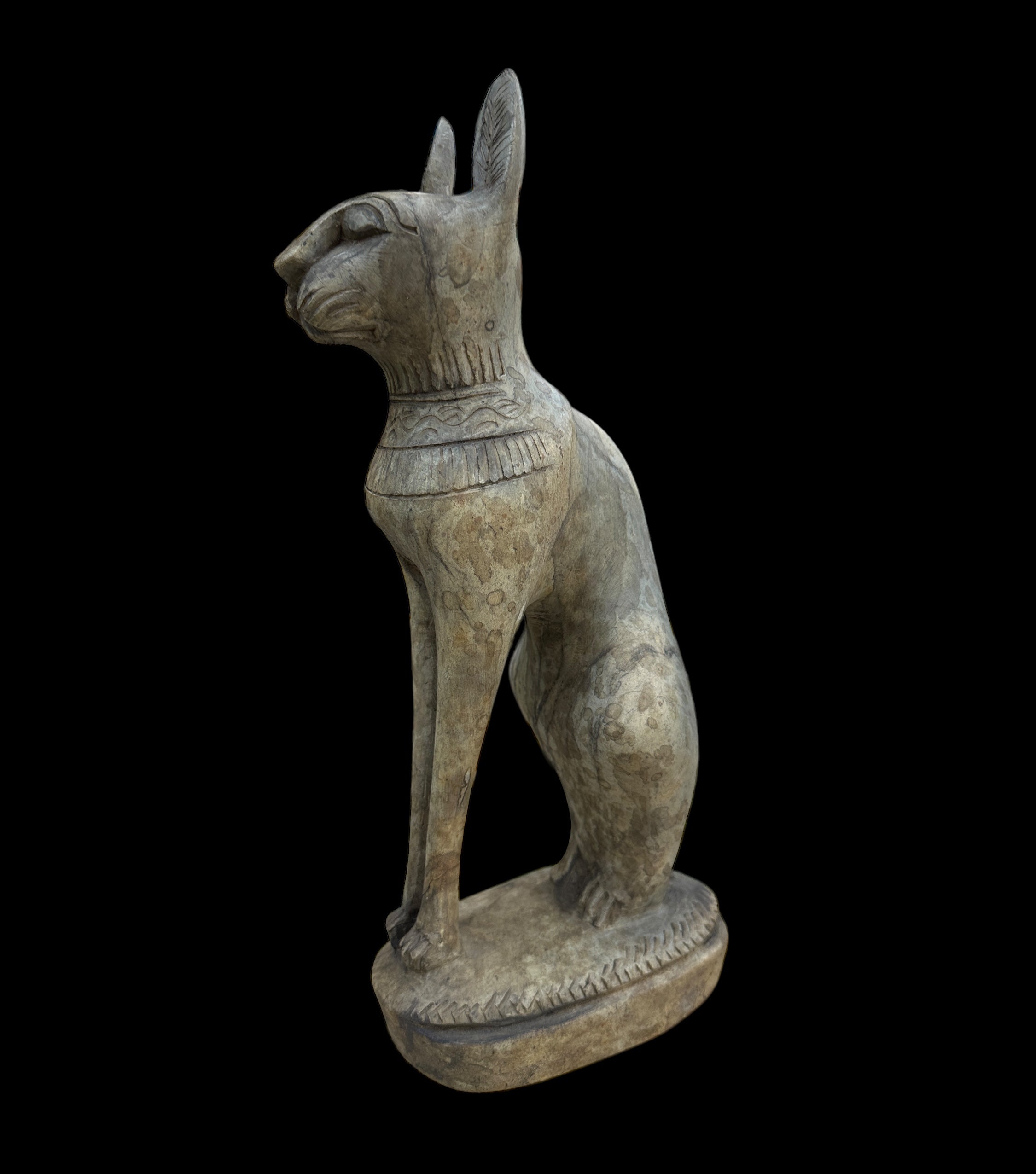 Bastet Statue - Handcarved Limestone