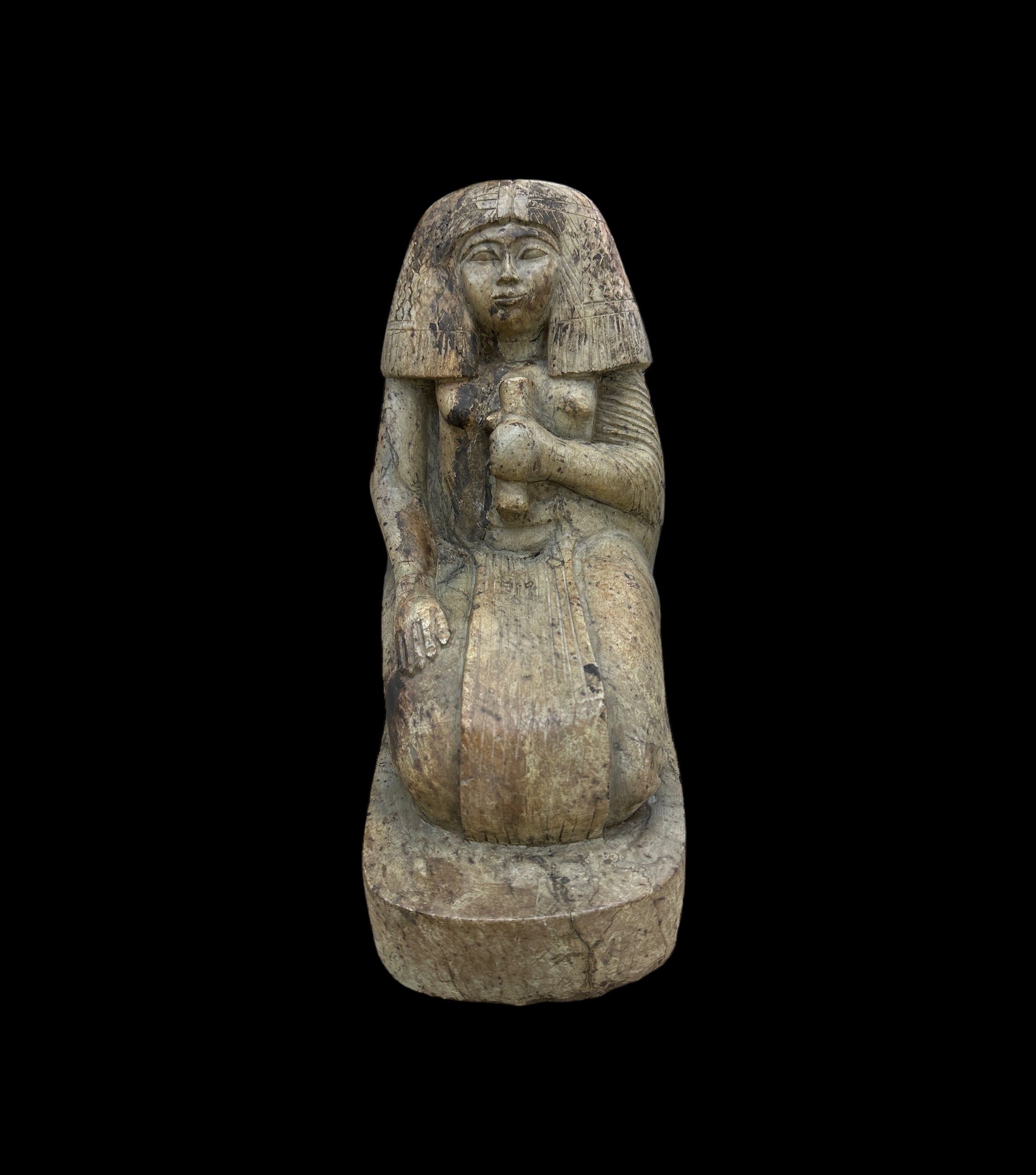 Egyptian Priestess - Handcarved Limestone