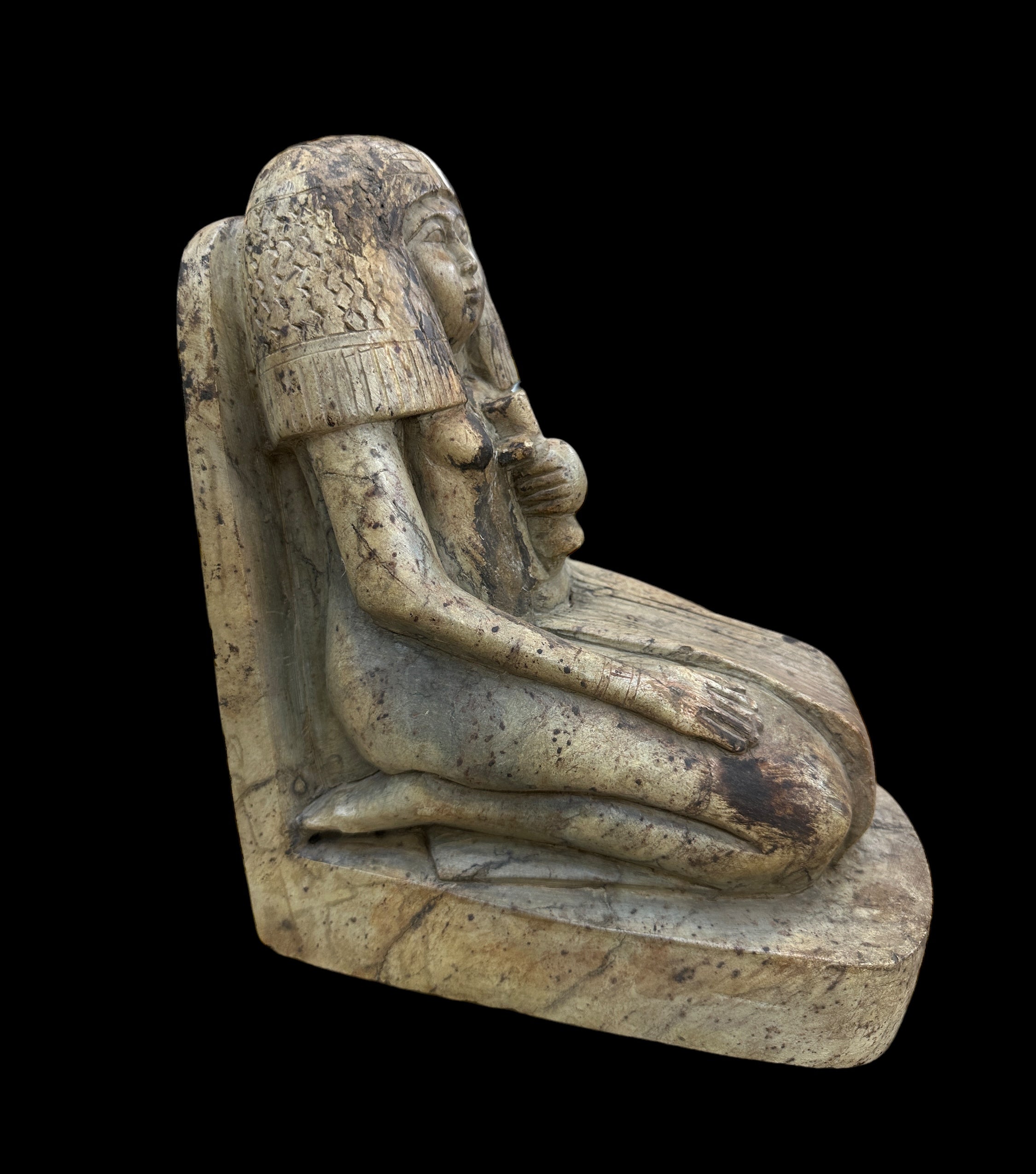 Egyptian Priestess - Handcarved Limestone