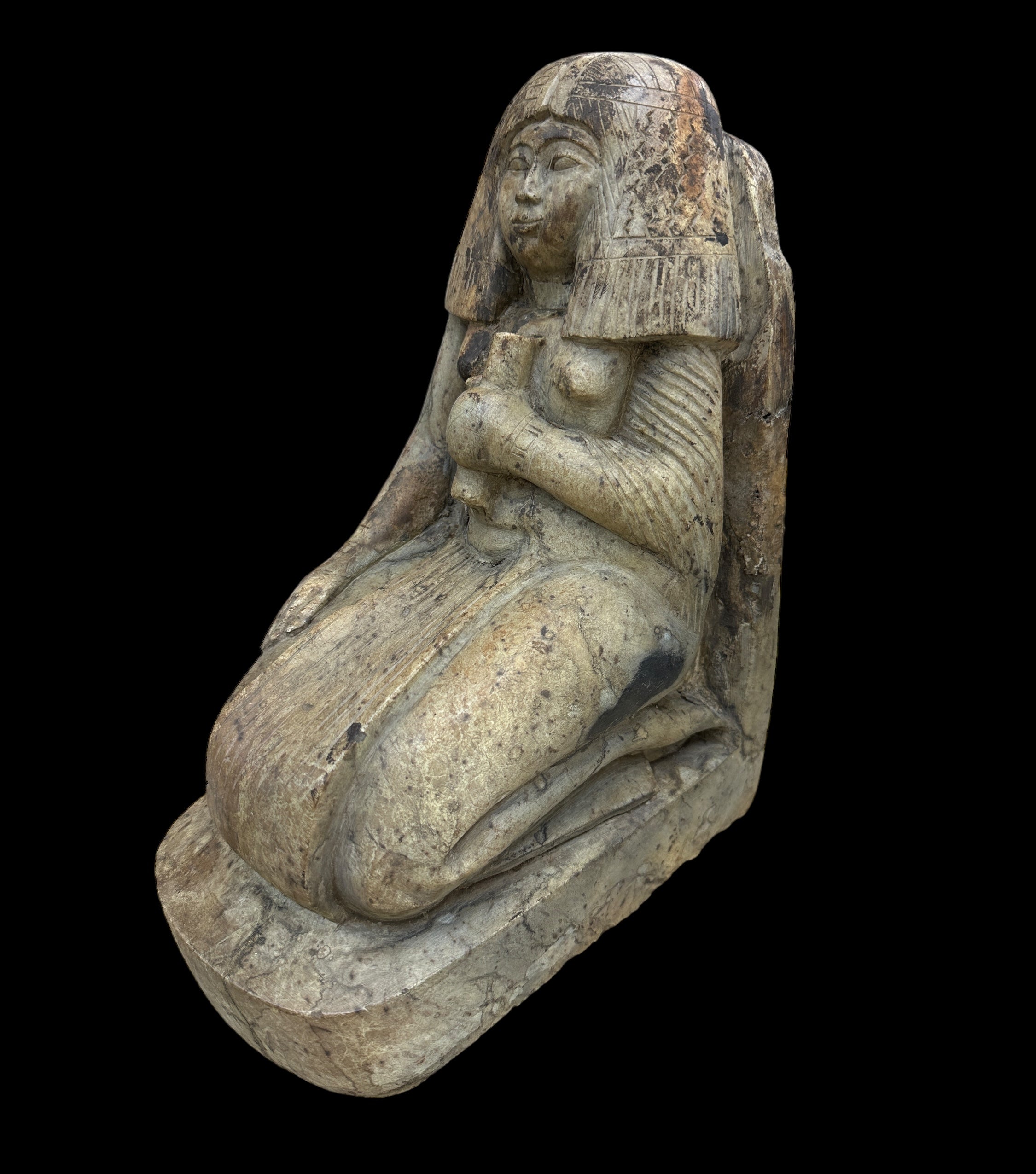 Egyptian Priestess - Handcarved Limestone