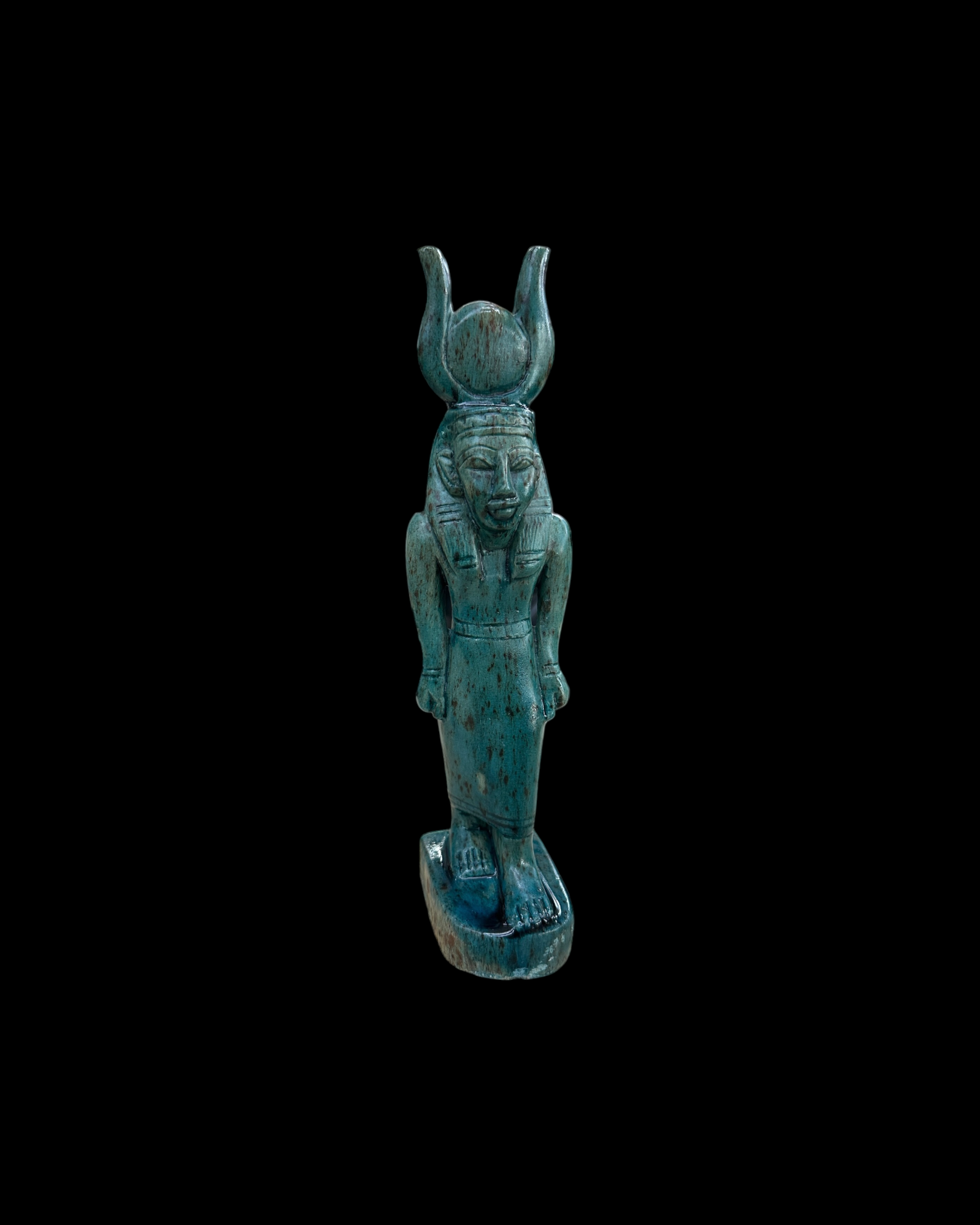 Isis Statue - Blue Faience