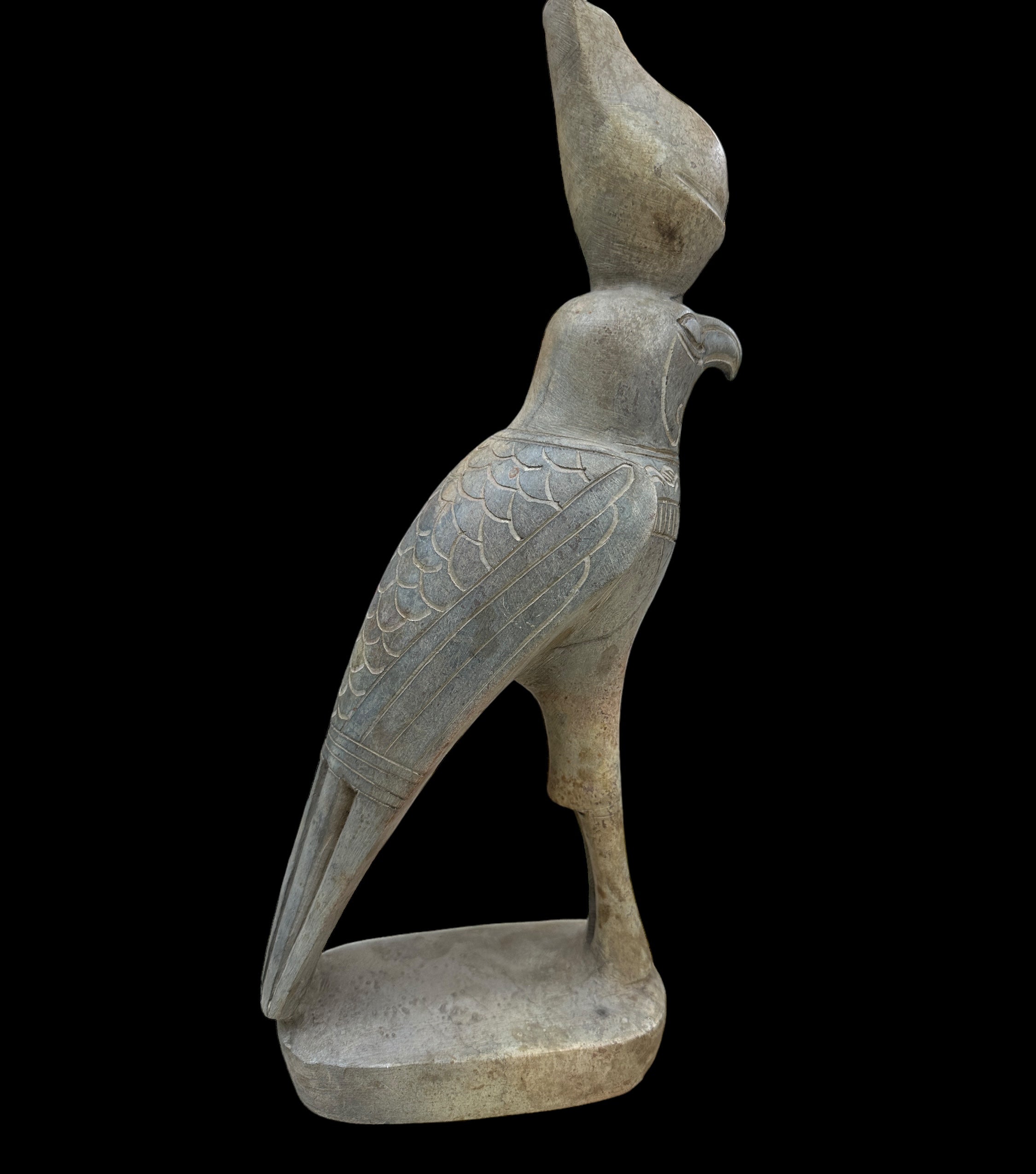 Horus Statue - Handcarved Limestone