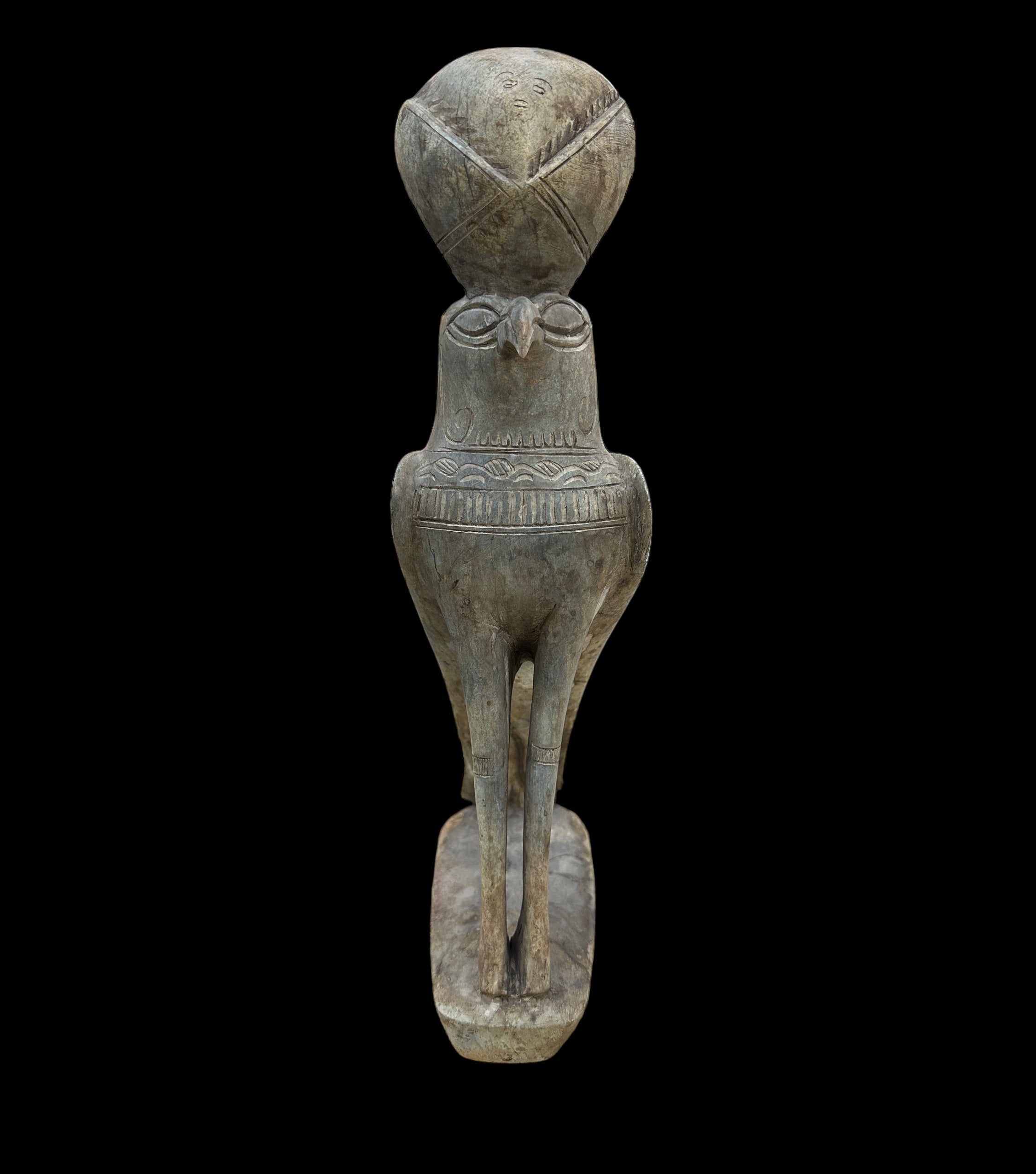 Horus Statue - Handcarved Limestone