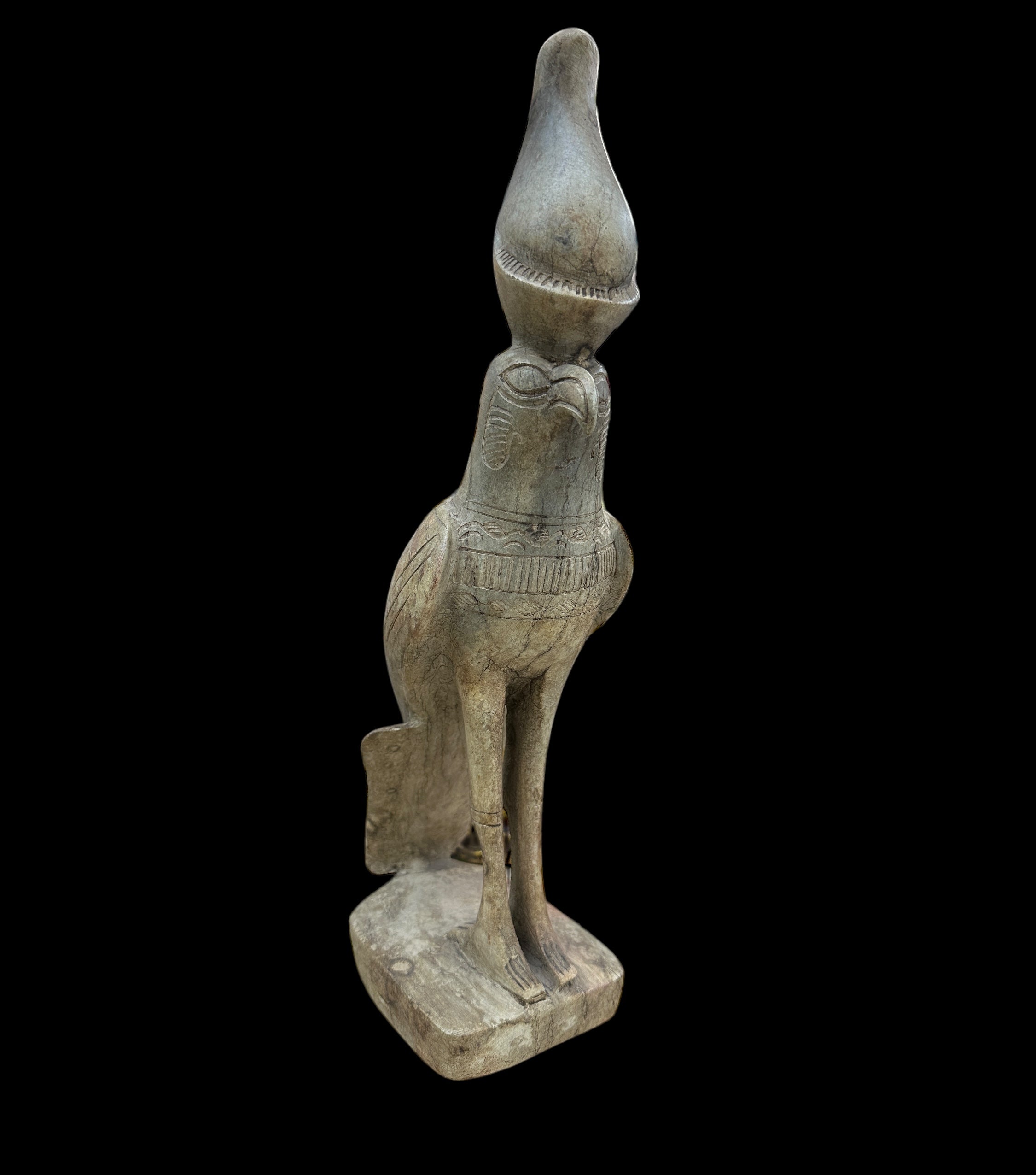 Horus Statue - Handcarved Limestone