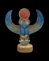 Winged Scarab Beetle with Sun Disc Statue