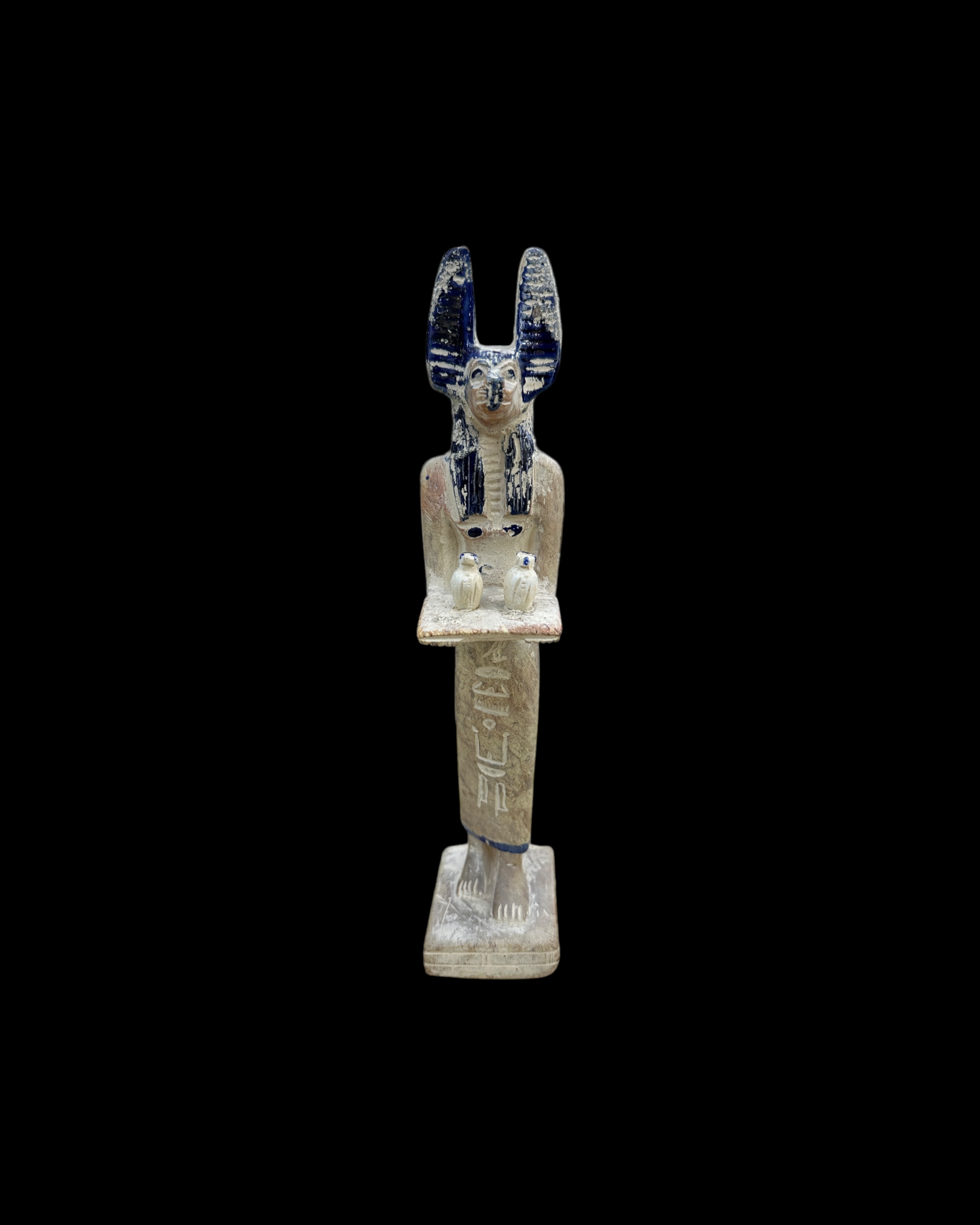 Anubis Carrying Canopic Jars Statue