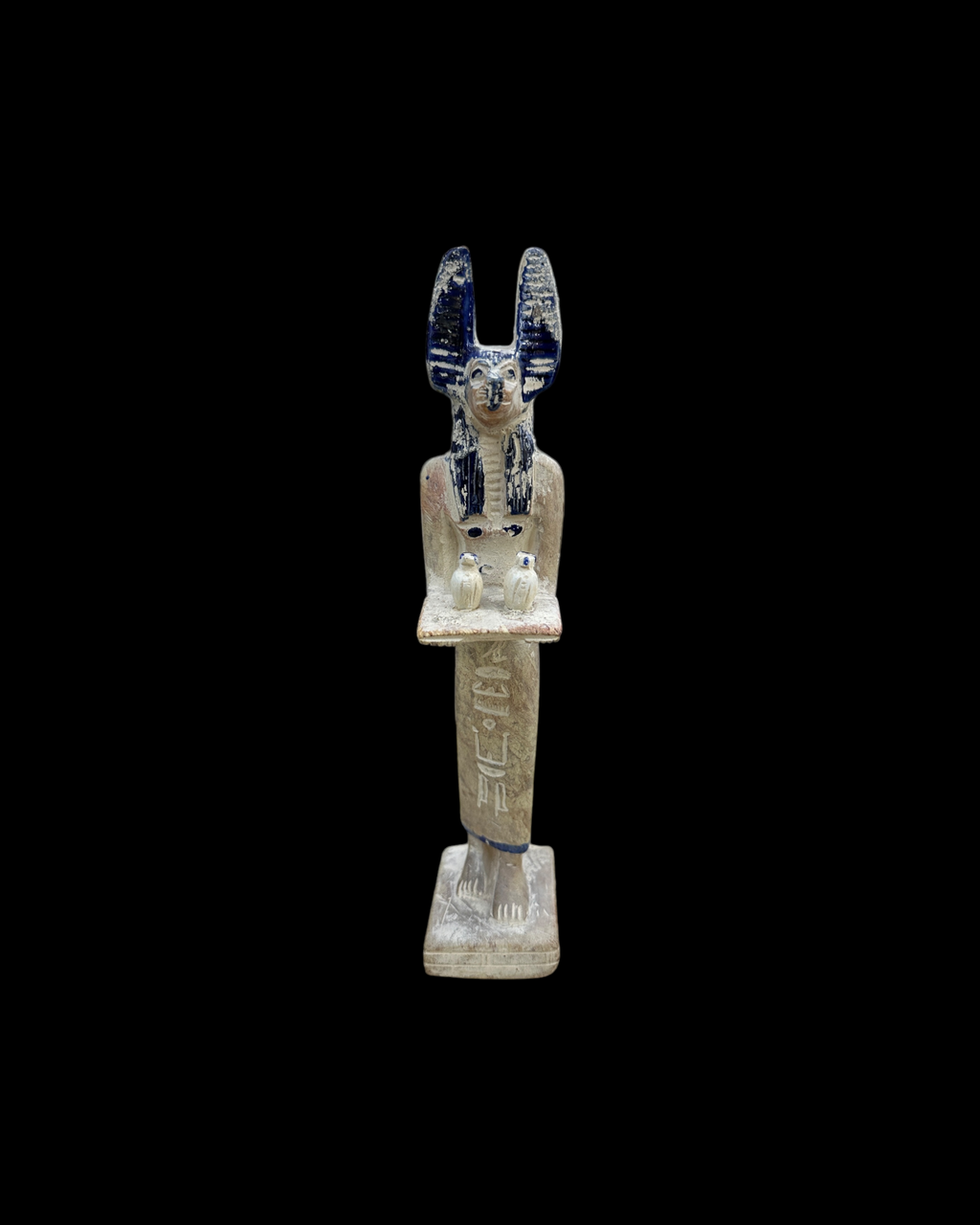 Anubis Carrying Canopic Jars Statue