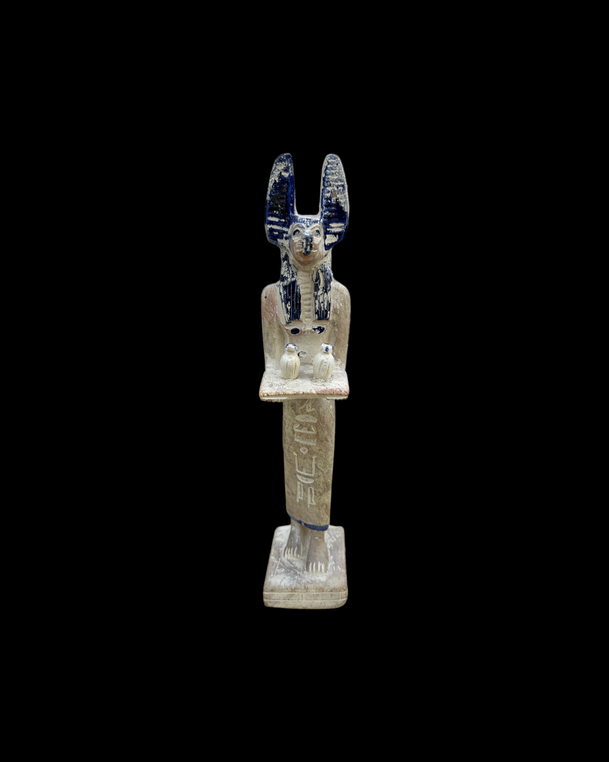 Anubis Carrying Canopic Jars Statue