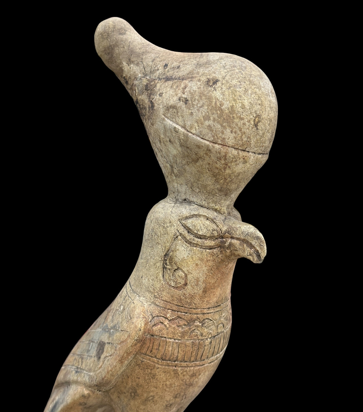 Horus Statue - Handcarved Limestone