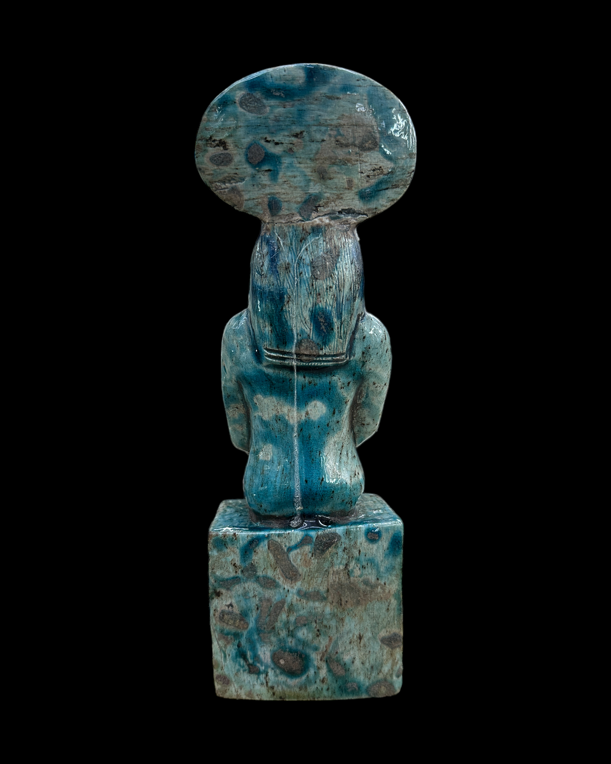 Ra Statue - Blue Faience