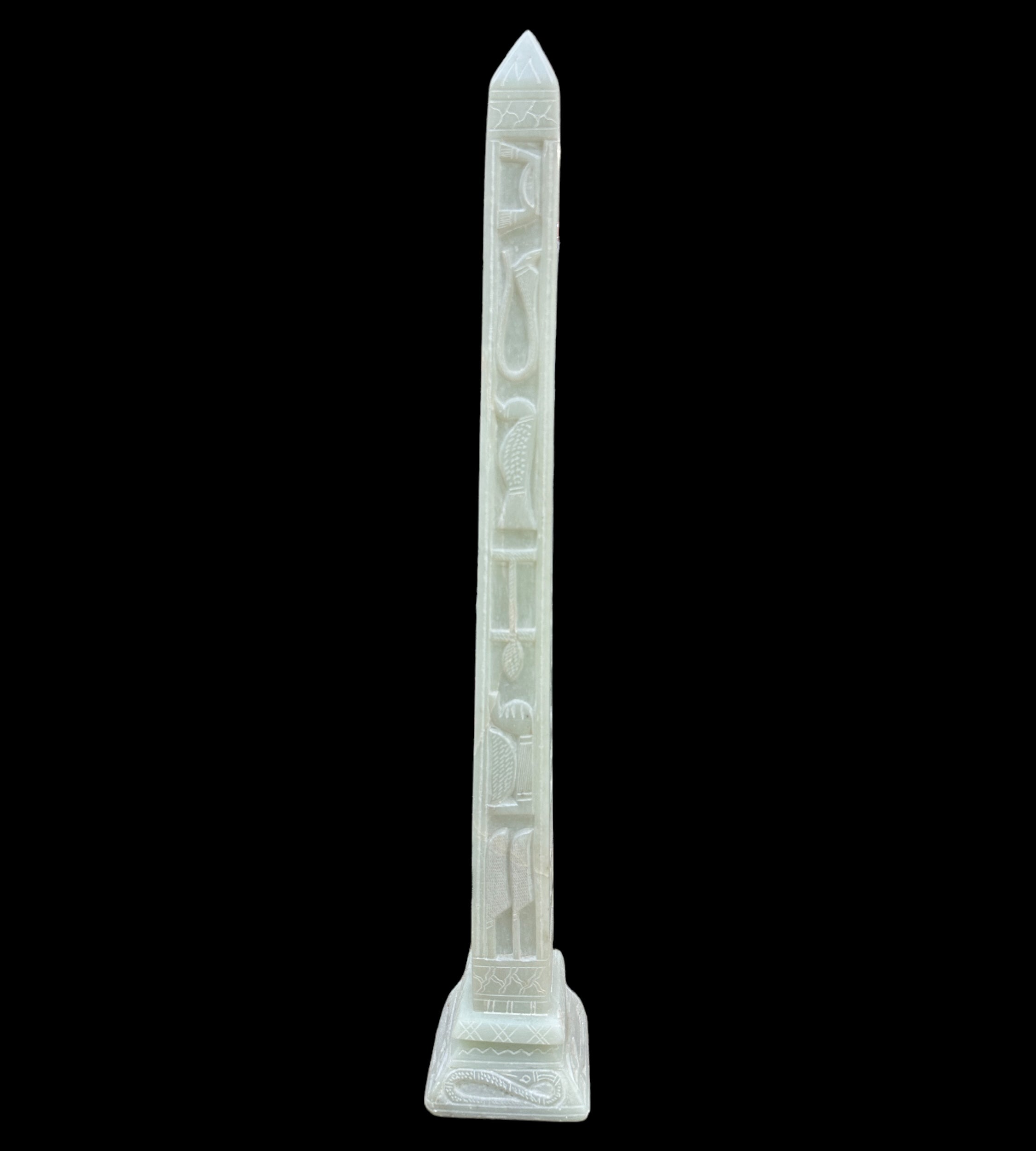 Egyptian Obelisk - Handcarved Soapstone