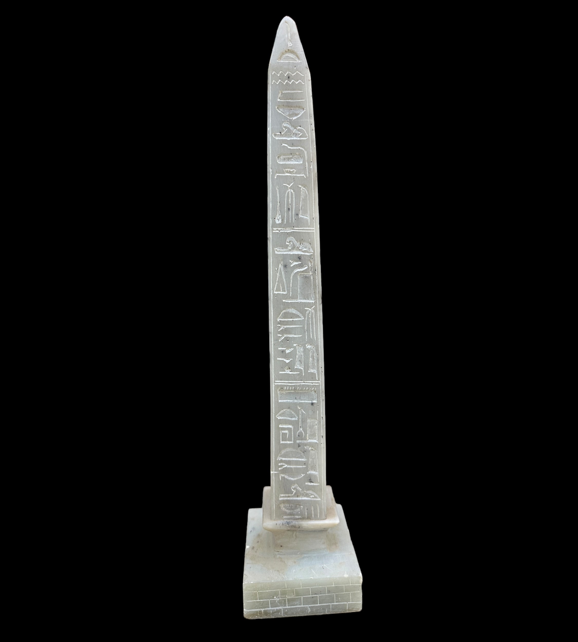 Egyptian Obelisk - Handcarved Soapstone