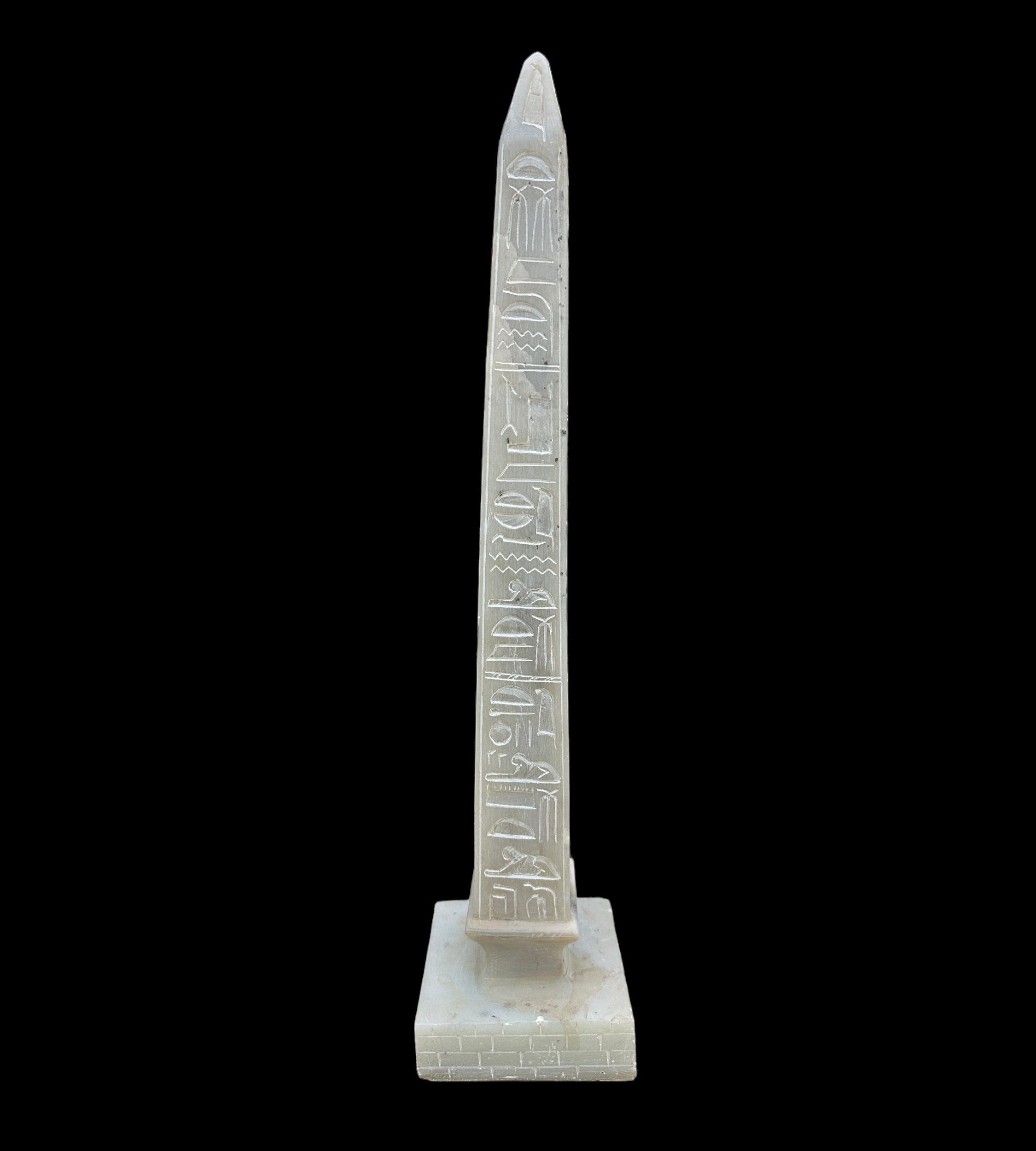 Egyptian Obelisk - Handcarved Soapstone