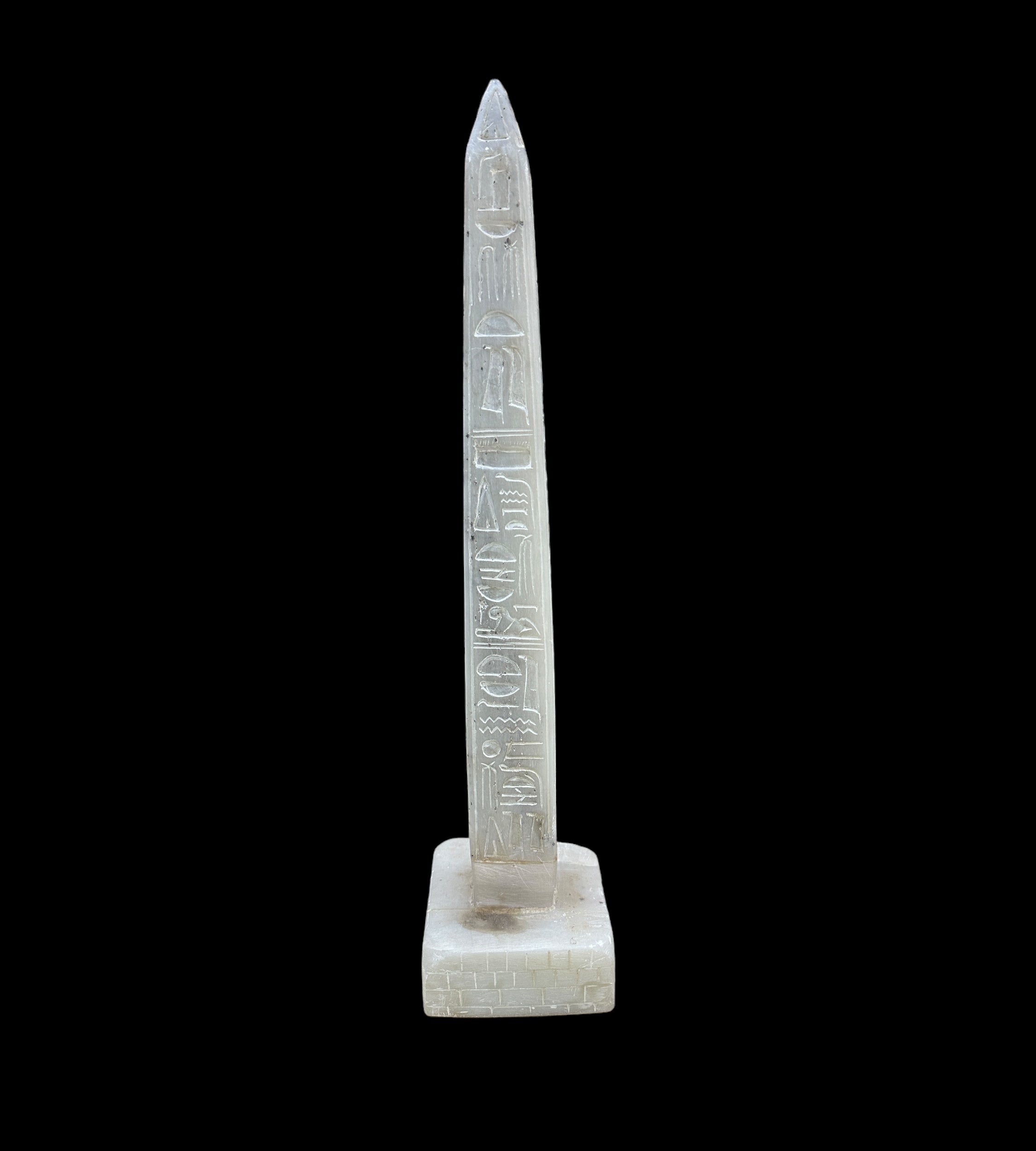 Egyptian Obelisk - Handcarved Soapstone