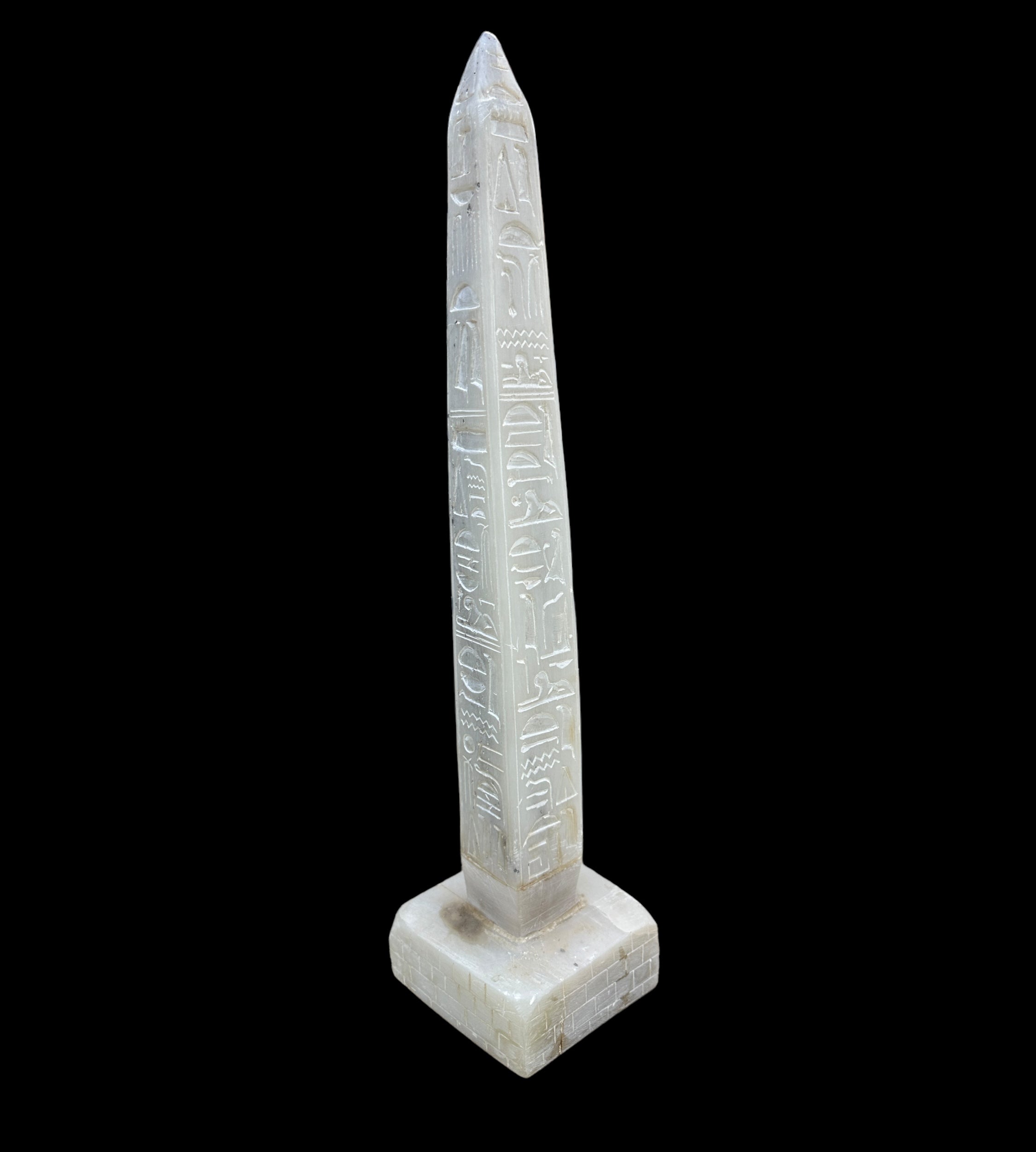 Egyptian Obelisk - Handcarved Soapstone