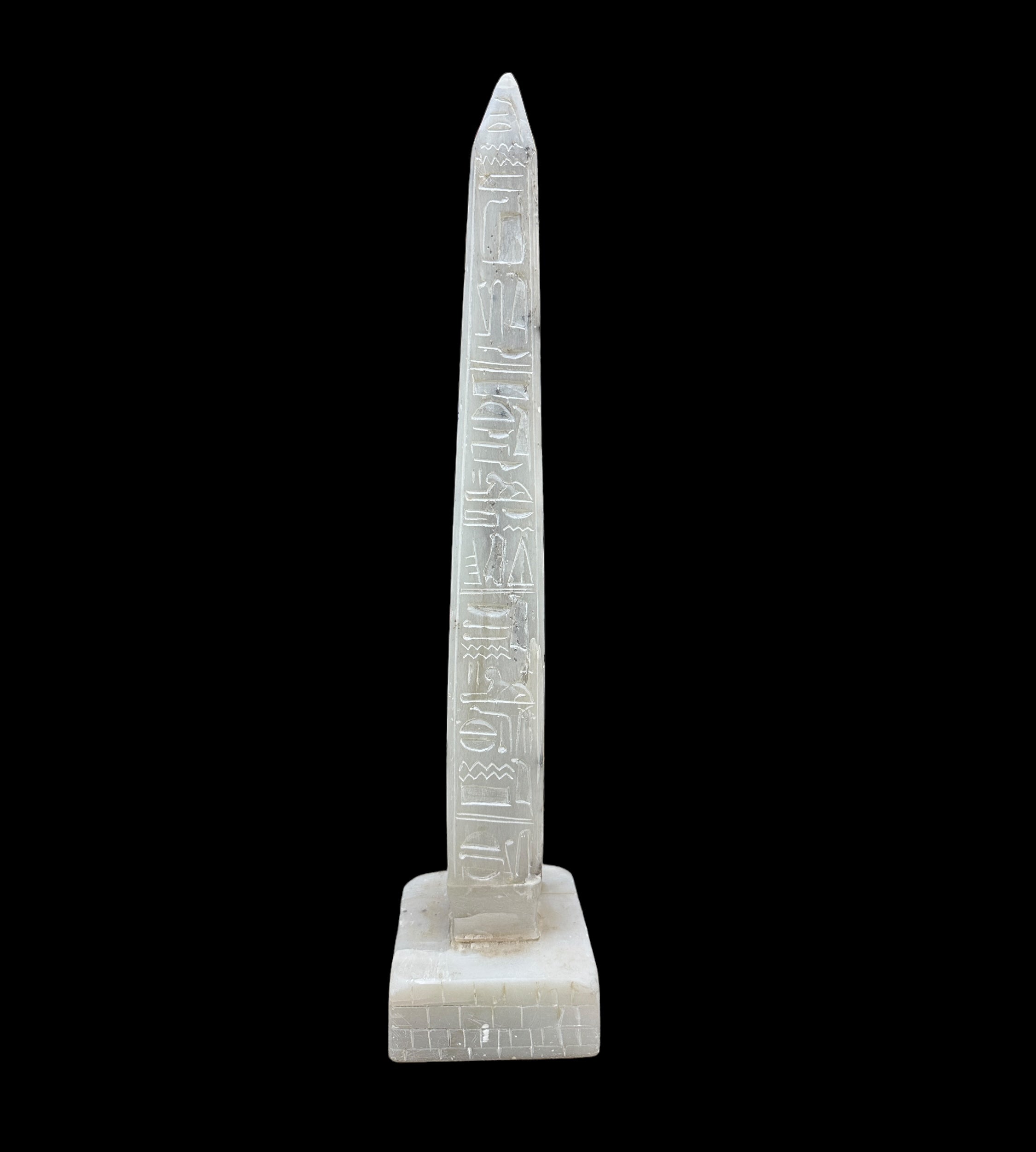 Egyptian Obelisk - Handcarved Soapstone