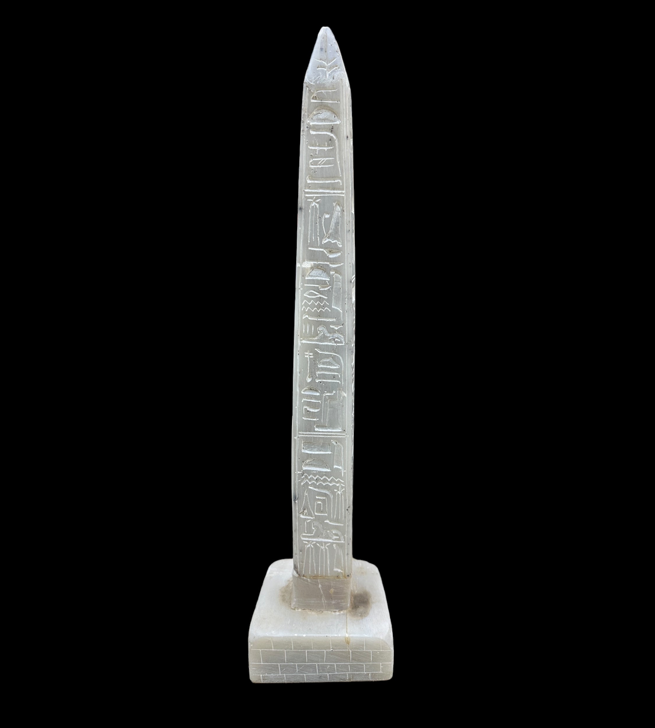 Egyptian Obelisk - Handcarved Soapstone