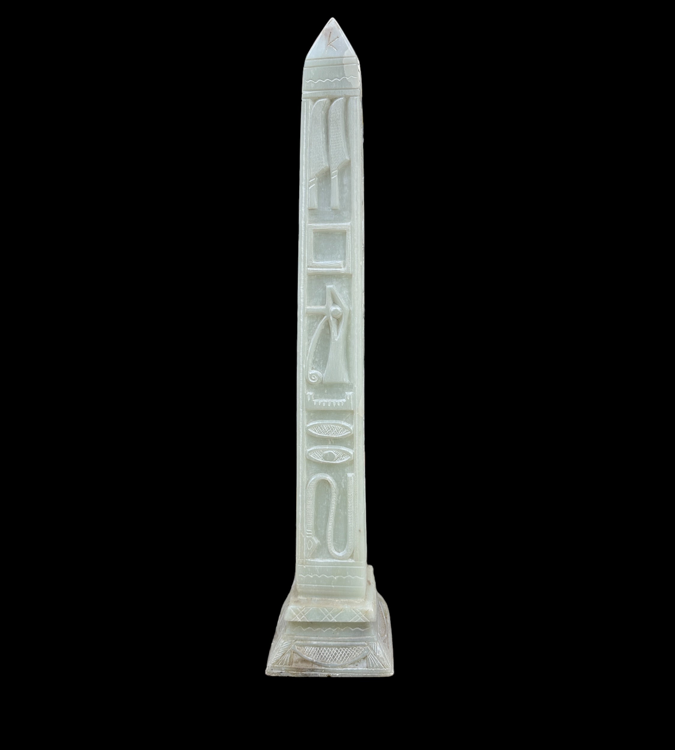 Egyptian Obelisk - Handcarved Soapstone