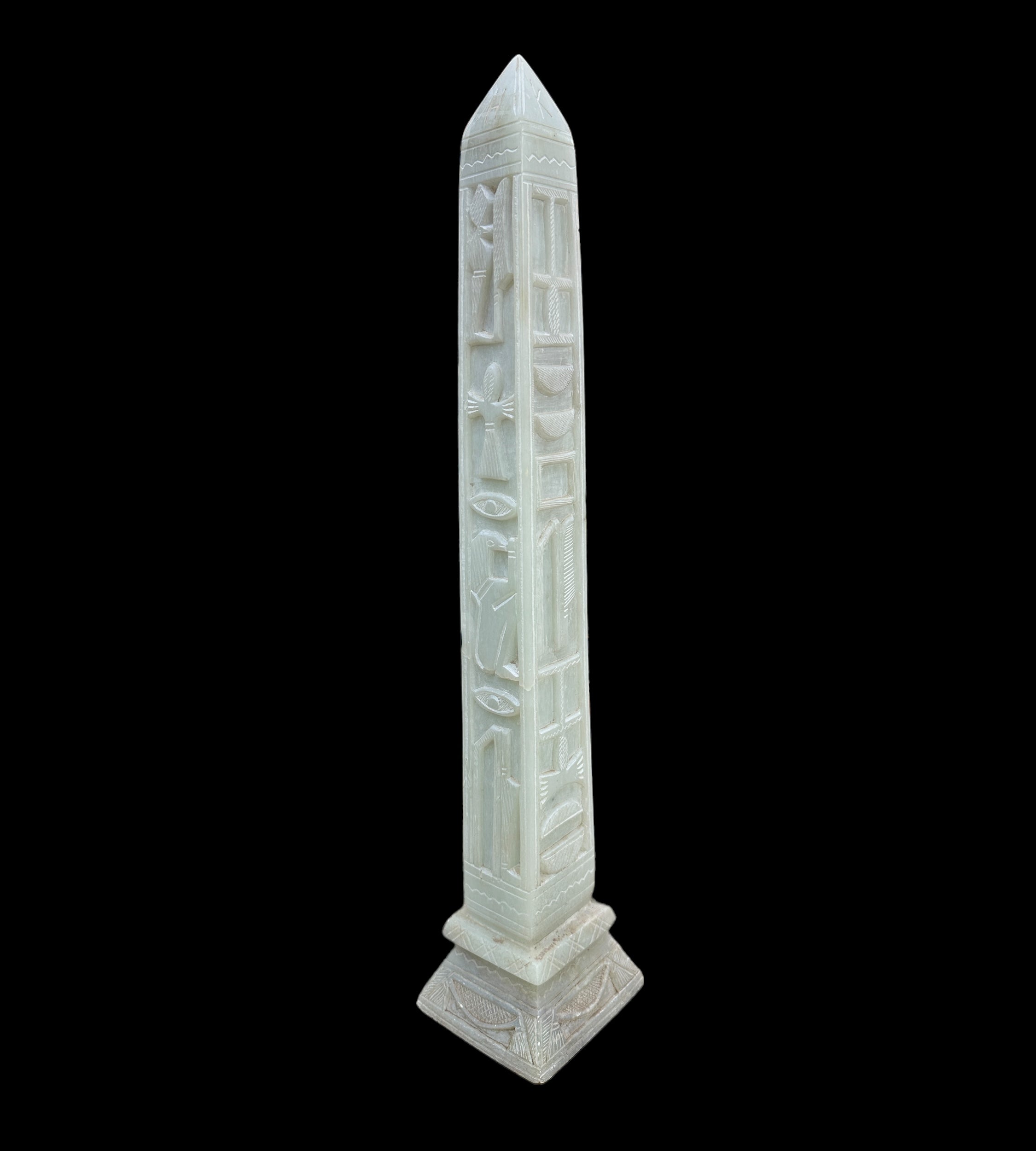 Egyptian Obelisk - Handcarved Soapstone