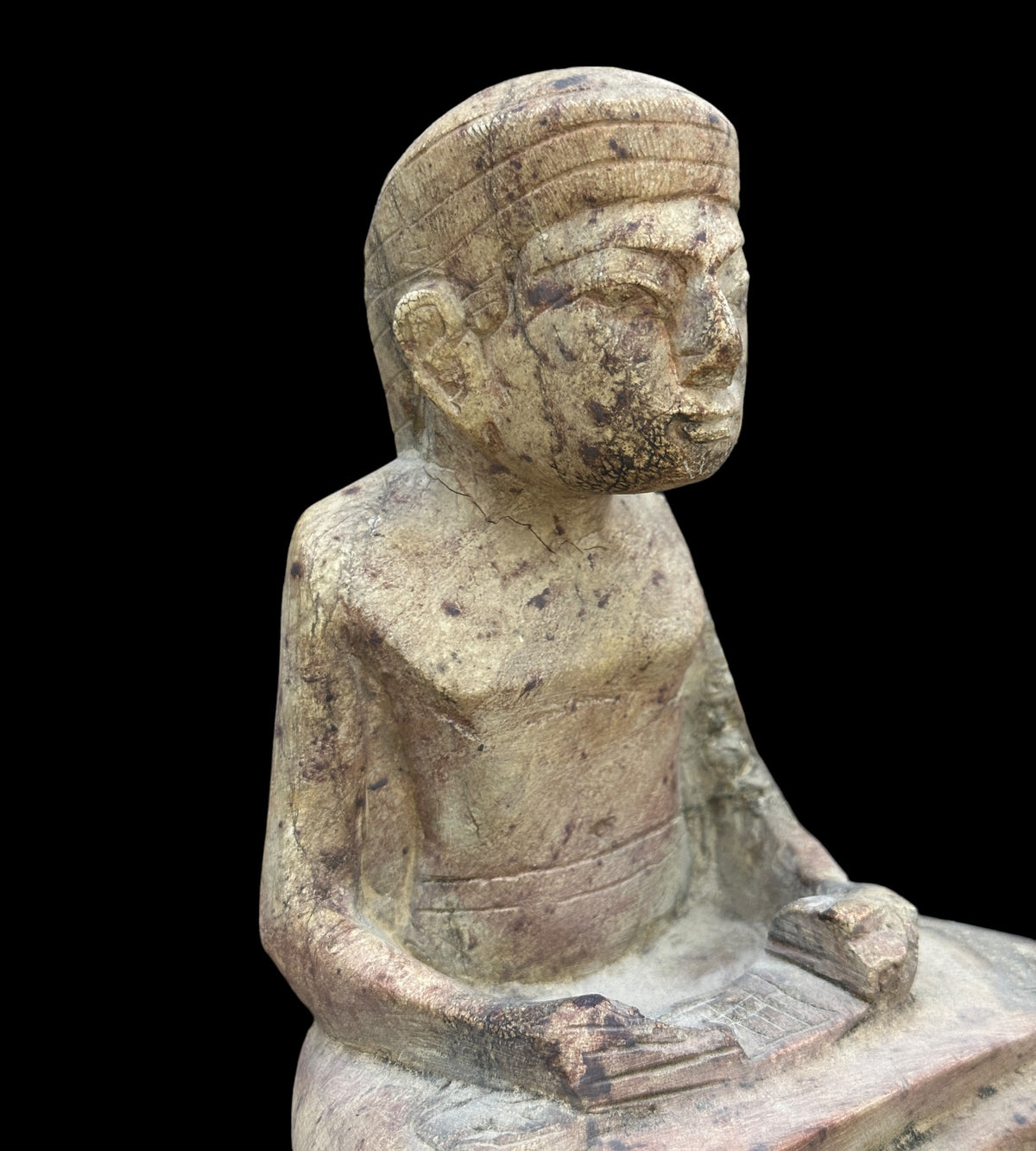 Scribe Statue - Handcarved Limestone